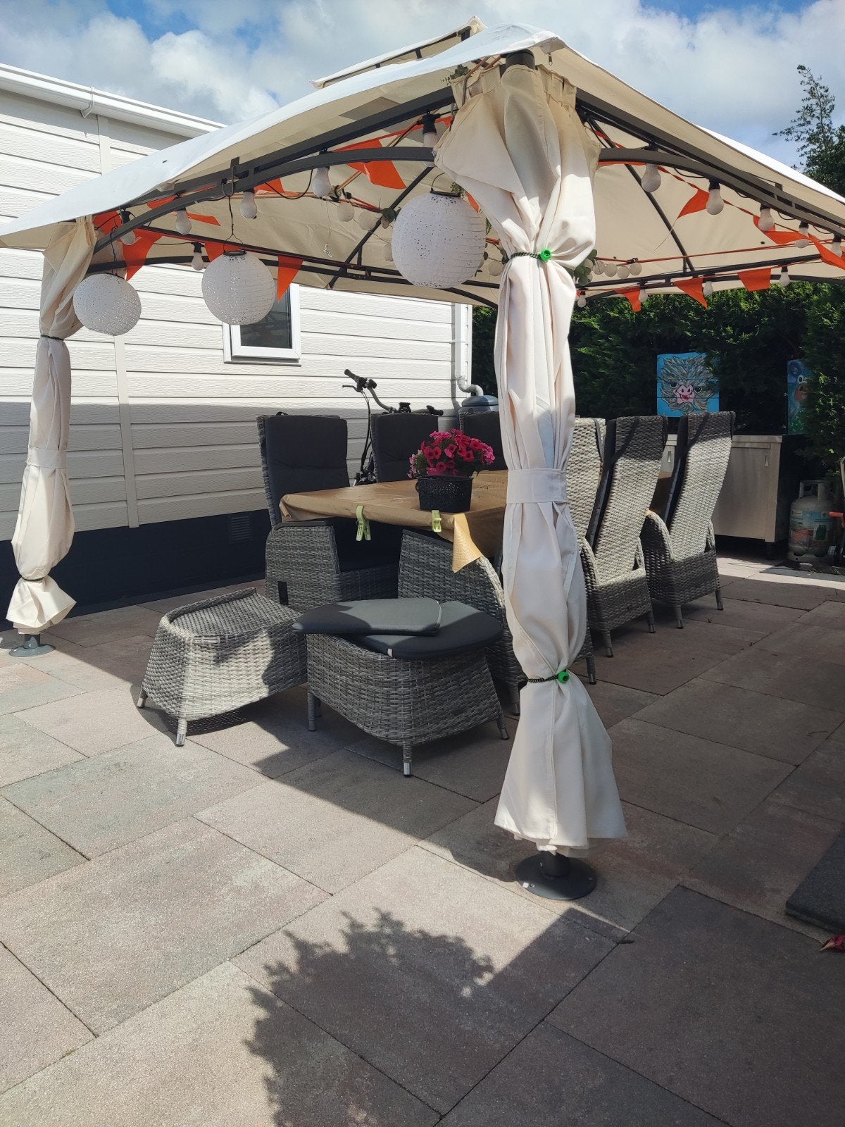NORDMARKA GAZEBO ROOF NIEUW 3x4 m, Ophalen of Verzenden, Nieuw, Minder dan 5 meter, Paviljoen