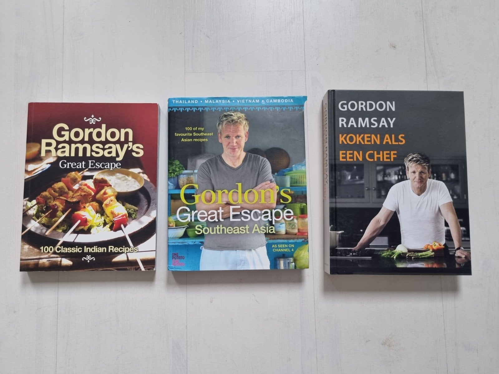 Gordon Ramsay Kookboeken: Great Escape & Koken als een Chef, Boeken, Gelezen, Gordon Ramsay, Azië en Oosters, Ophalen of Verzenden
