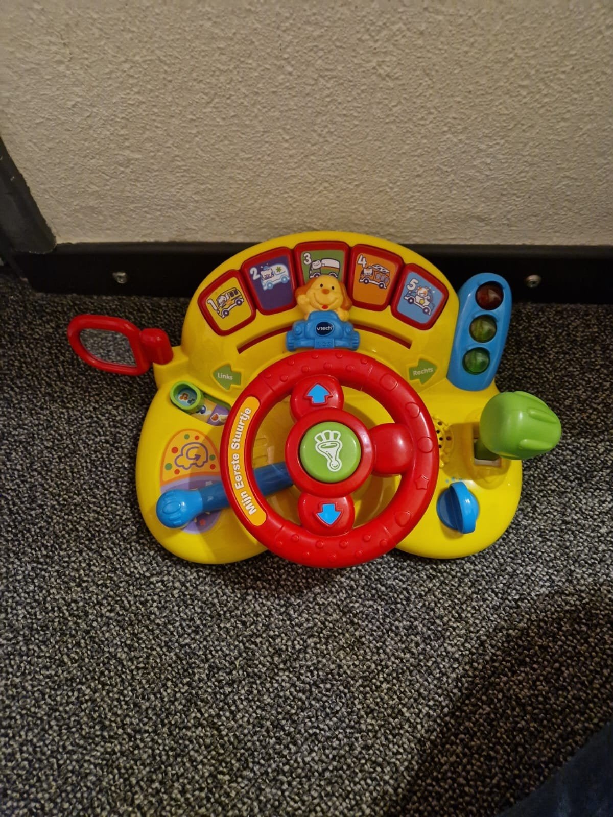 VTech Mijn Eerste Stuurtje - Interactief Autostuur, Ophalen of Verzenden, Gebruikt, Auto, Met licht