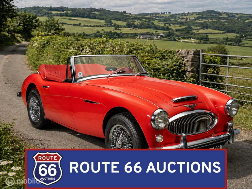 Austin Healey 3000 MK3 | 1966 | Route 66 Auctions, Auto's, Oldtimers, Bedrijf, Te koop, Austin, Benzine, Overige carrosserieën