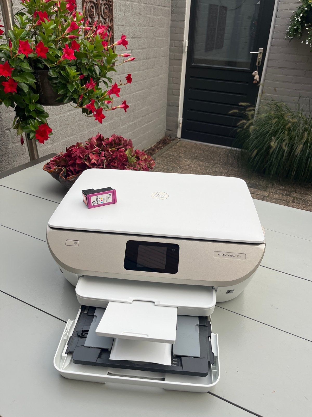HP ENVY Photo 7134 All-in-One Printer met kleurenpatroon, Computers en Software, Inkjetprinter, All-in-one, Kleur printen, Ophalen of Verzenden