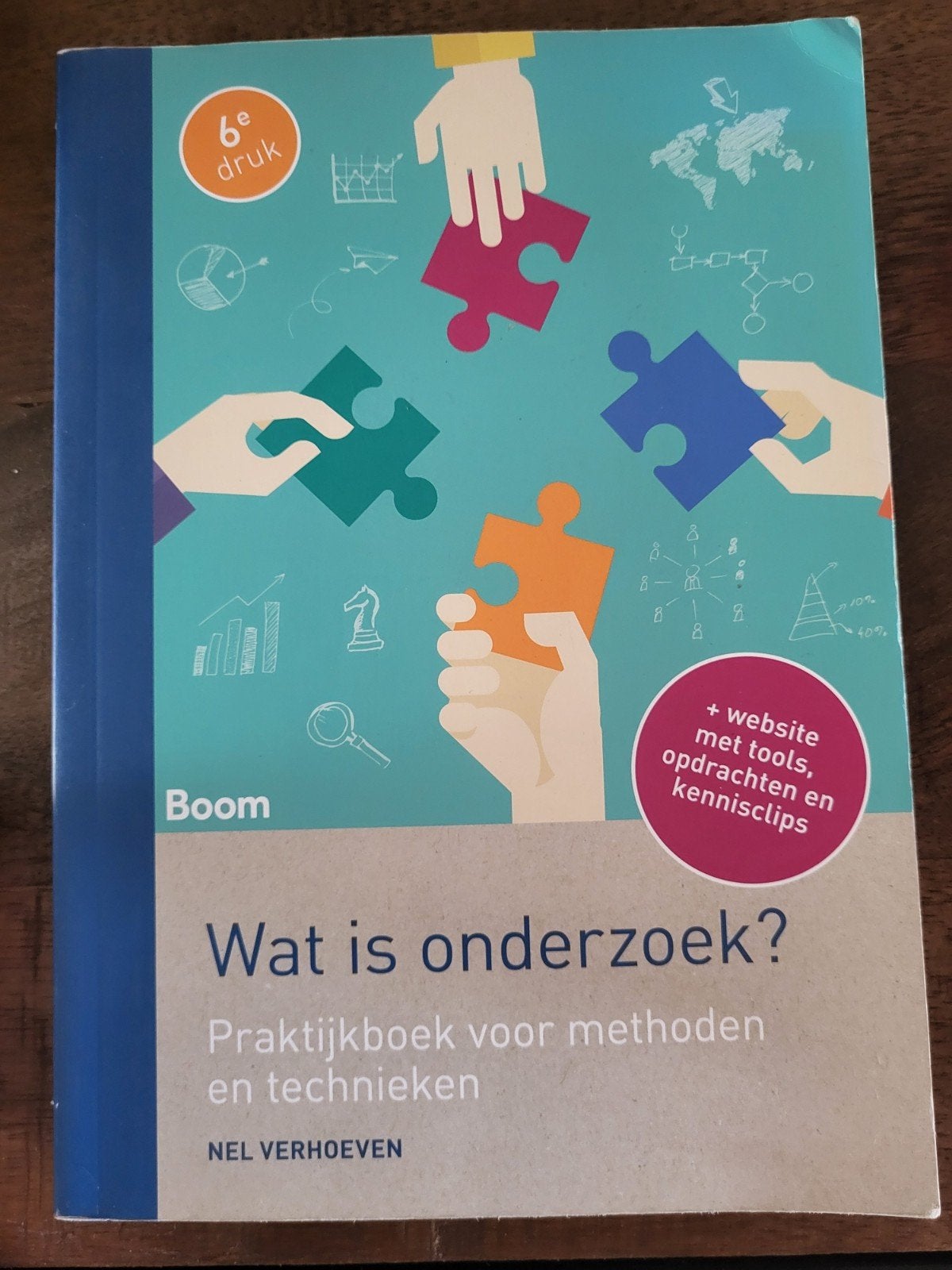 Wat is onderzoek? Praktijkboek methoden en technieken, Boeken, Zo goed als nieuw, HBO, Ophalen of Verzenden, NEL VERHOEVEN