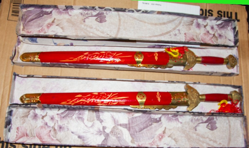 Imitatie zwaarden chinees/Japanse, Ophalen, Nieuw