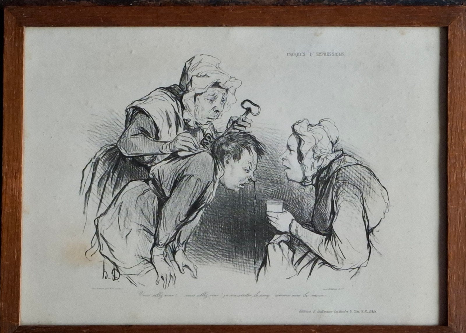 HOFMAN (Zw). Advertesing picture for medicines. * Zie tekst, Ophalen, Zo goed als nieuw, Overige typen