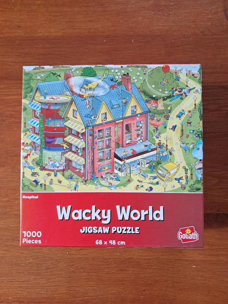 Puzzel wacky world hospital 1000 stukjes, Ophalen, 500 t/m 1500 stukjes, Gebruikt, Legpuzzel