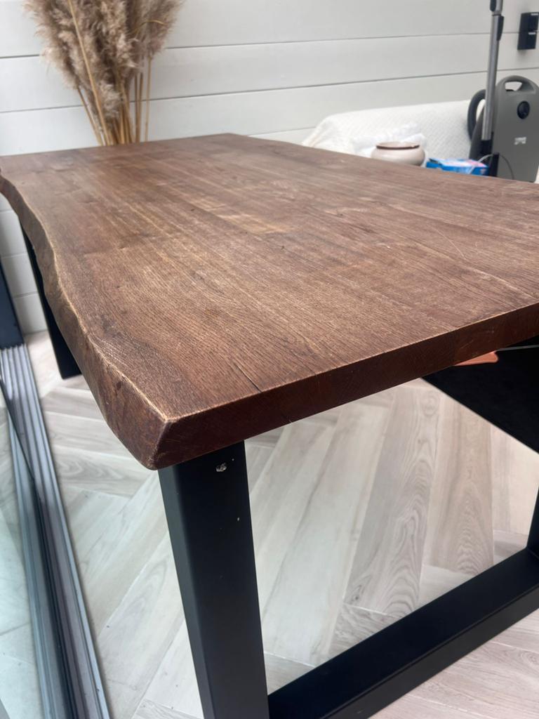 Eiken tafel, Huis en Inrichting, Ophalen of Verzenden, Rechthoekig, 150 tot 200 cm, 50 tot 100 cm