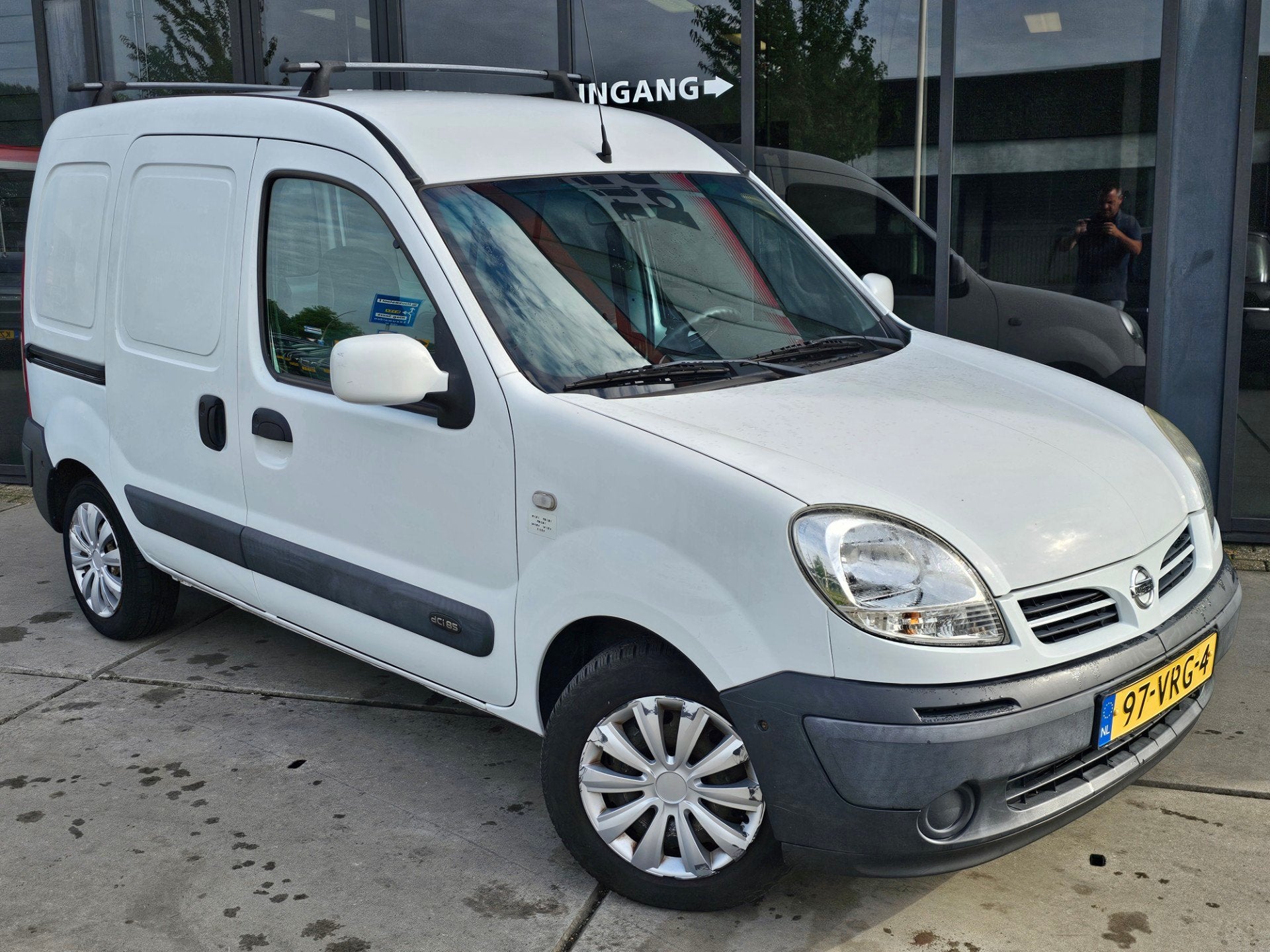 Nissan Kubistar 85.16 1.5 dCi Tekna - Airco - Kangoo, Auto's, Voorwielaandrijving, Stof, Gebruikt, Zwart
