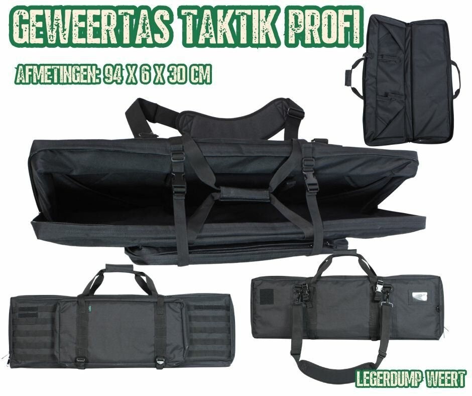 Geweertas Taktik Profi - Afmetingen: 94 x 30 x 6 cm, Ophalen, Nieuw