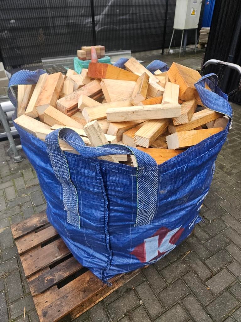 VOLLE BIG BAG BRANDHOUT , VUURKORF / TON , STOOKHOUT , HAARD, Ophalen
