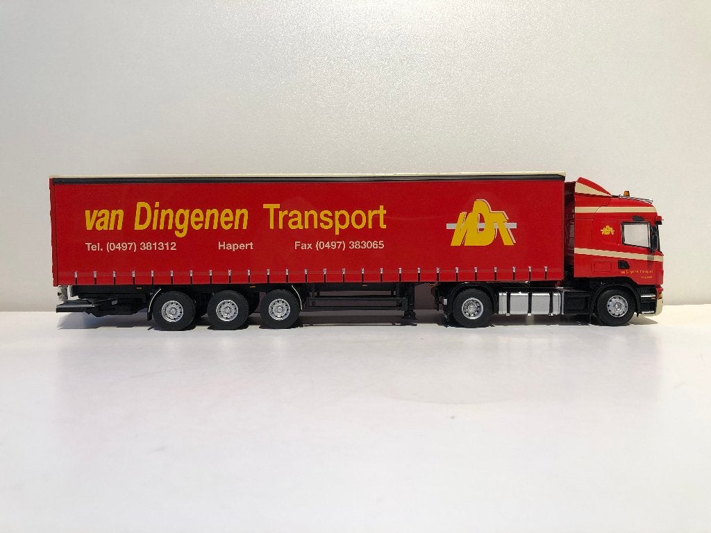 Scania Highline v.Dingenen 4x2 w- Pacton wo- Platform 1:50, Ophalen of Verzenden, Zo goed als nieuw, Bus of Vrachtwagen, Wsi