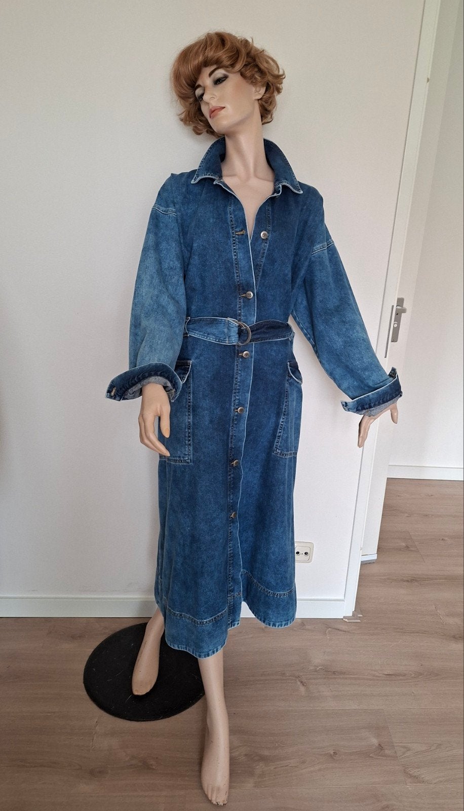 Mooie Bitte Kai Rand denim trenchcoat mt L, Maat 38/40 (M), Zo goed als nieuw, Bitte Kai Rand, Verzenden