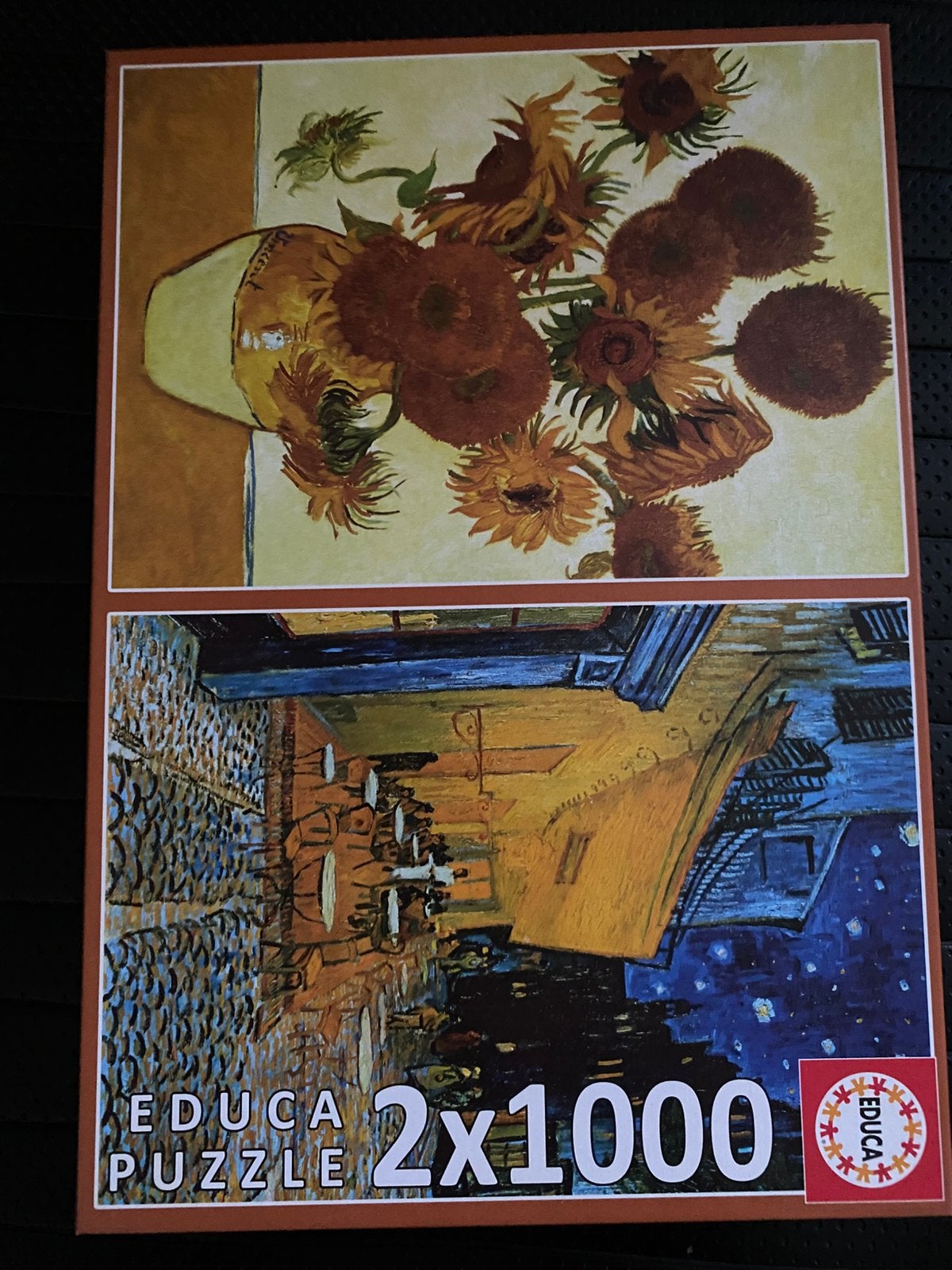 Puzzel 2x1000 stukjes, Ophalen of Verzenden, 500 t/m 1500 stukjes, Zo goed als nieuw