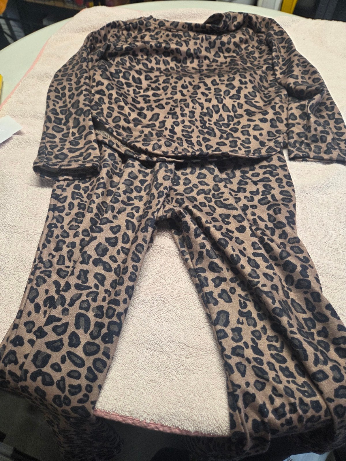 Leopardprint setje voor kinderen, Ophalen of Verzenden, Gebruikt, Onbekend, Jongen of Meisje