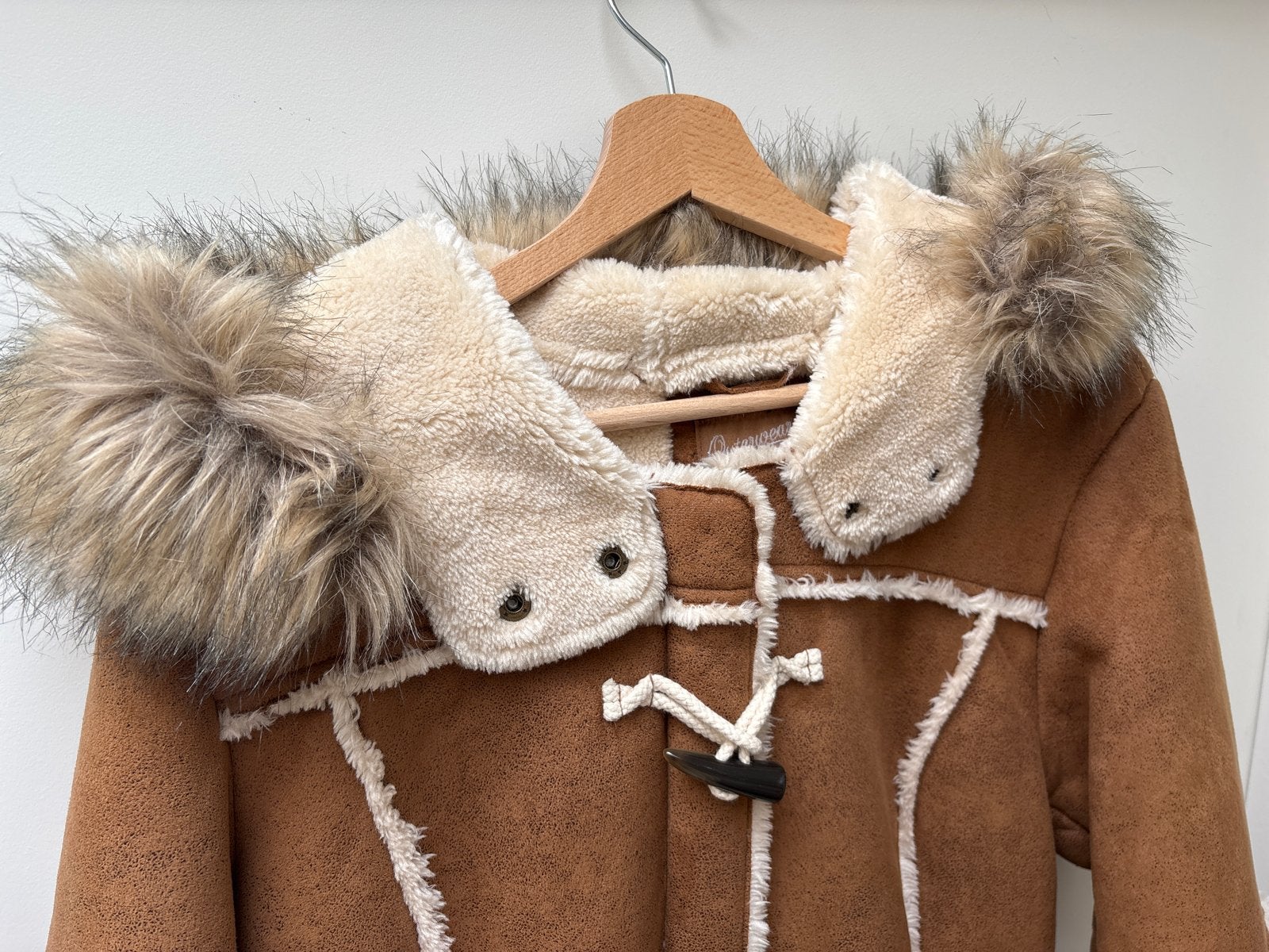 C&A Outerwear jas maat 40 met teddy voering, Ophalen of Verzenden, Gedragen, Maat 38/40 (M), Bruin