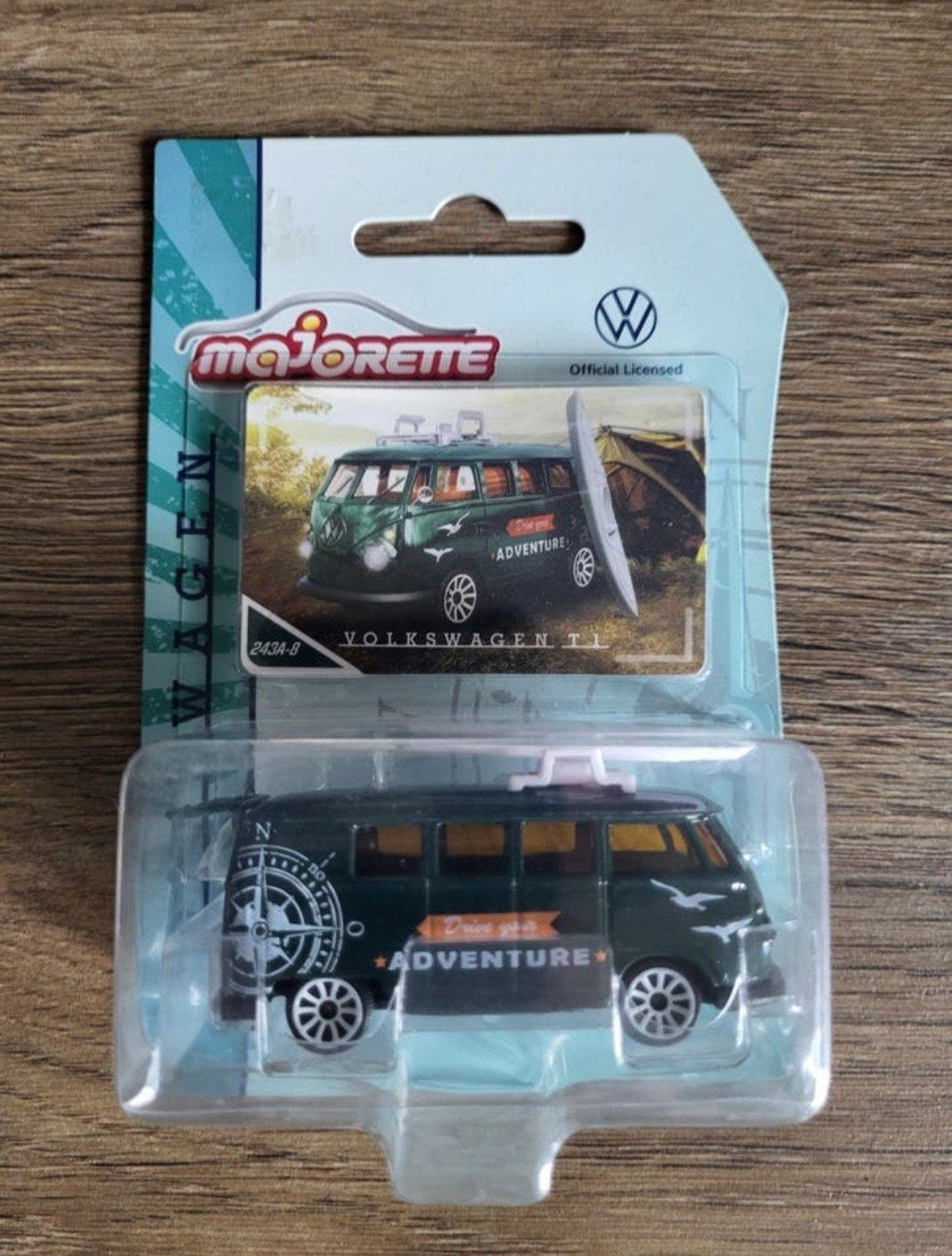 Volkswagen T1 van Majorette, Ophalen, Nieuw, Auto