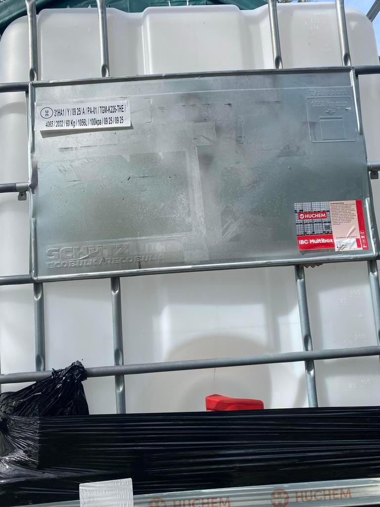 IBC Container 1000L - nieuw, Doe-het-zelf en Verbouw, Kratten en Dozen, Zo goed als nieuw, Bak of Kist, 100 cm of meer, 50 cm of meer