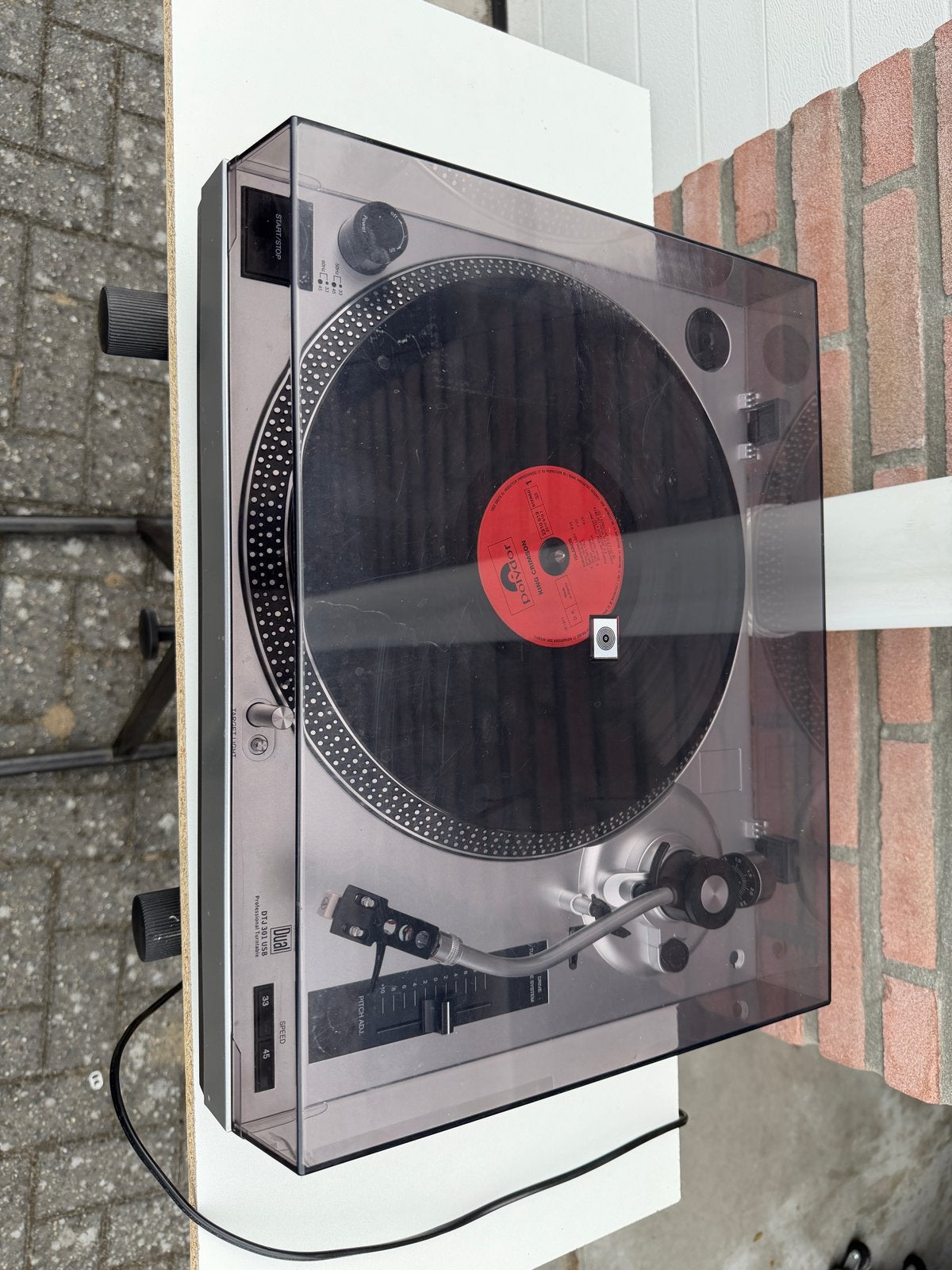 Dual DTJ 301 USB Platenspeler - Zo goed als nieuw, Pitch-regelaar, Ophalen of Verzenden, Zo goed als nieuw, Platenspeler