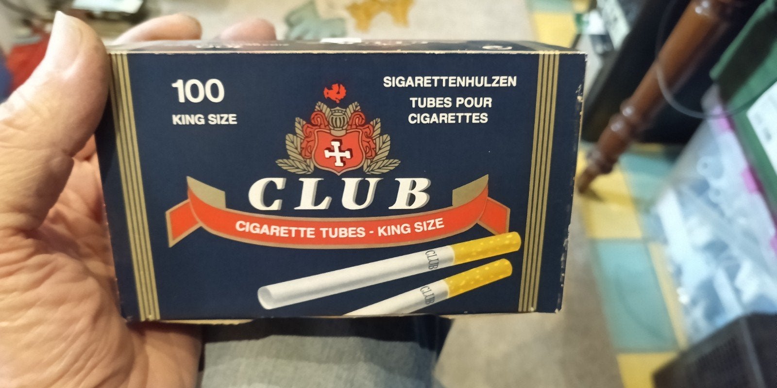 Club sigarettenhulzen King Size - Gulden tijd, Ophalen of Verzenden, Nieuw, Tabaksdoos of Verpakking