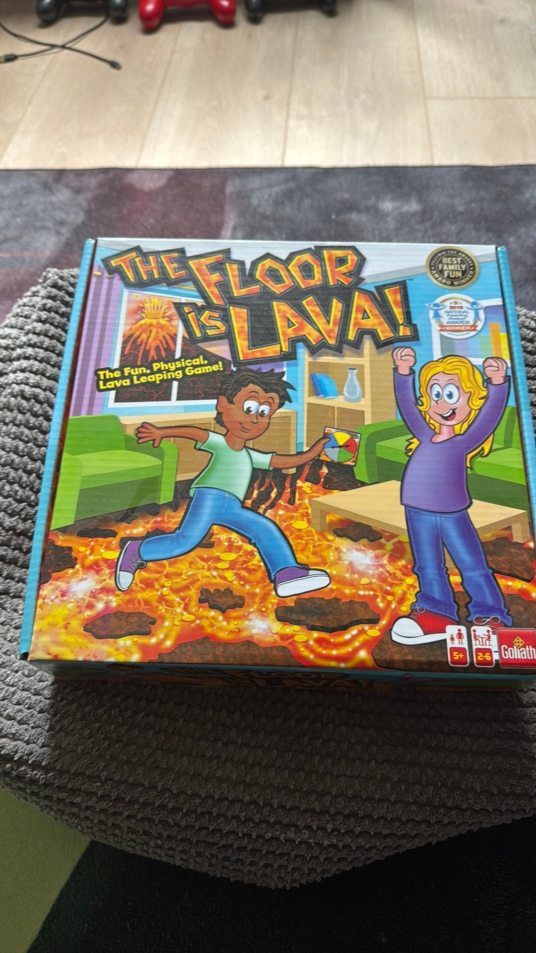 Spel the floor is lava, Drie of vier spelers, Ophalen of Verzenden, Zo goed als nieuw