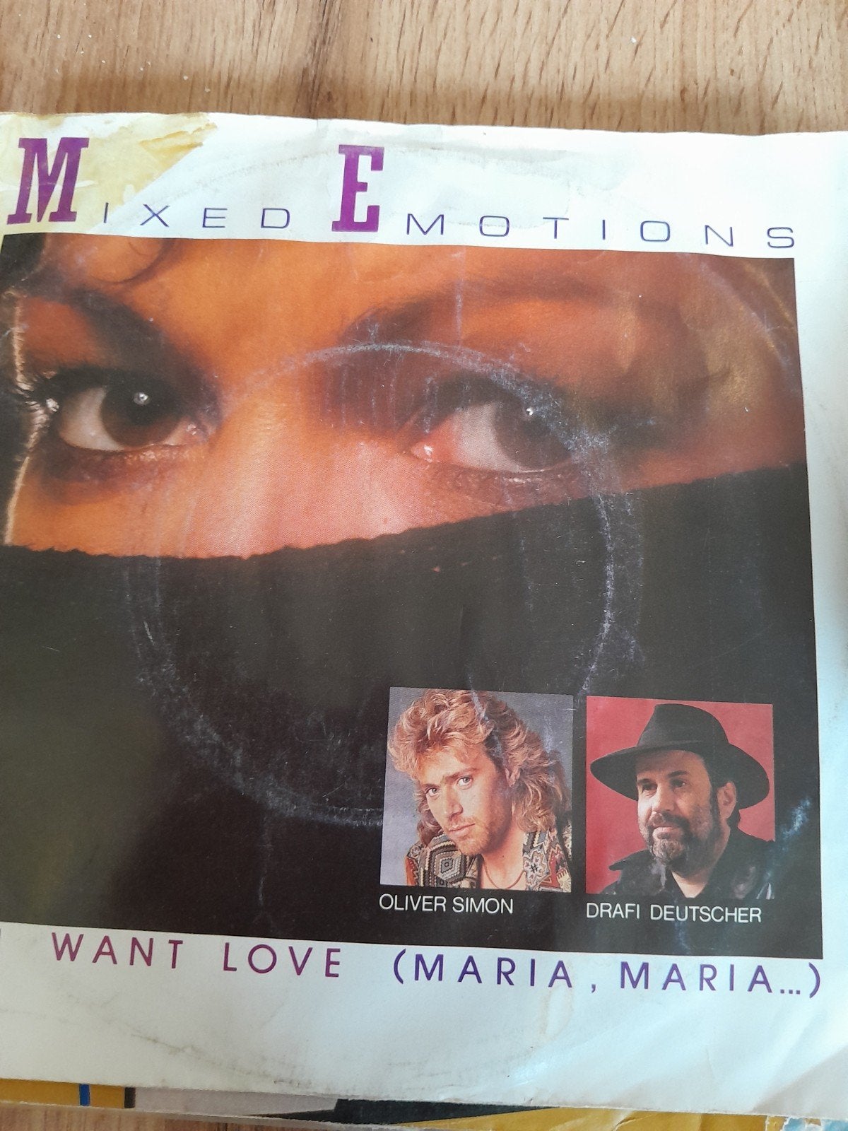 mixed emotions 7inch you want love, Cd's en Dvd's, Ophalen of Verzenden, Zo goed als nieuw, Pop