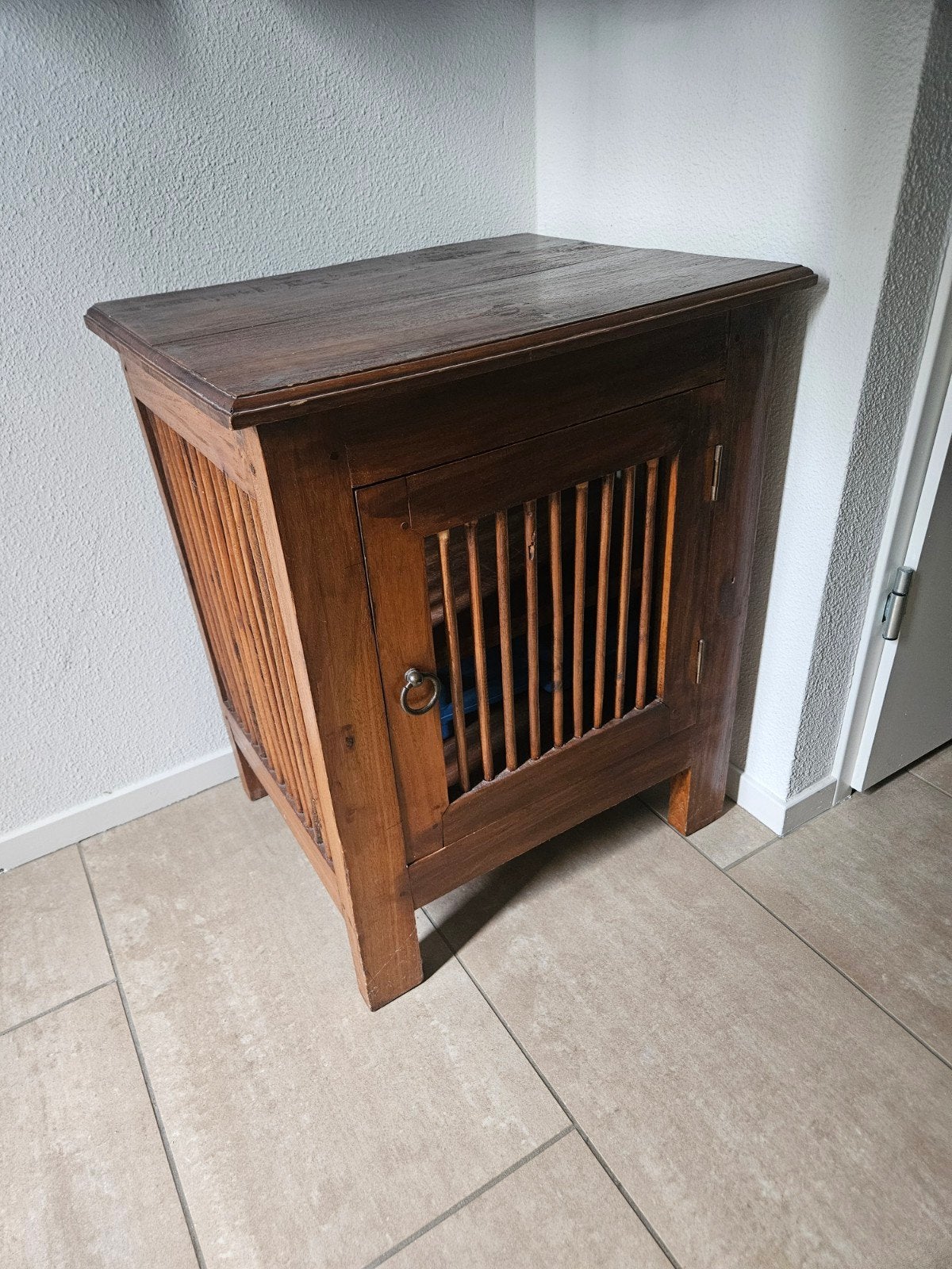 Teak houten kastje, Ophalen, Gebruikt