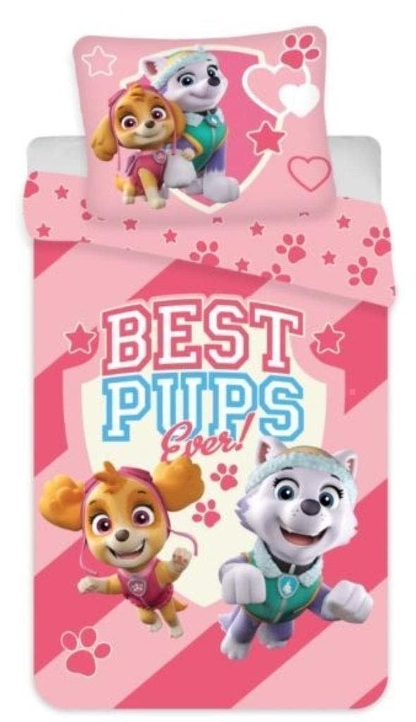 Paw Patrol Baby / Peuter Dekbedovertrek 100 x 135 cm - Roze, Meisje, Dekbedovertrek, Nieuw, Wasbaar