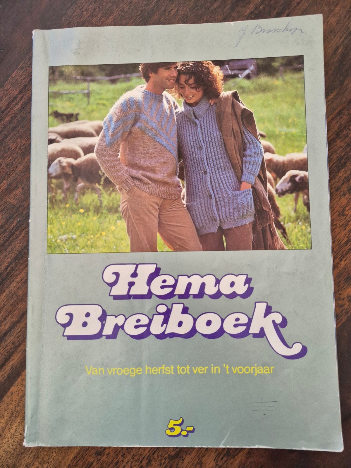 Vintage Hema breiboek, najaar/ winter, Hobby en Vrije tijd, Breien en Haken, Ophalen of Verzenden, Gebruikt, Breien, Patroon of Boek