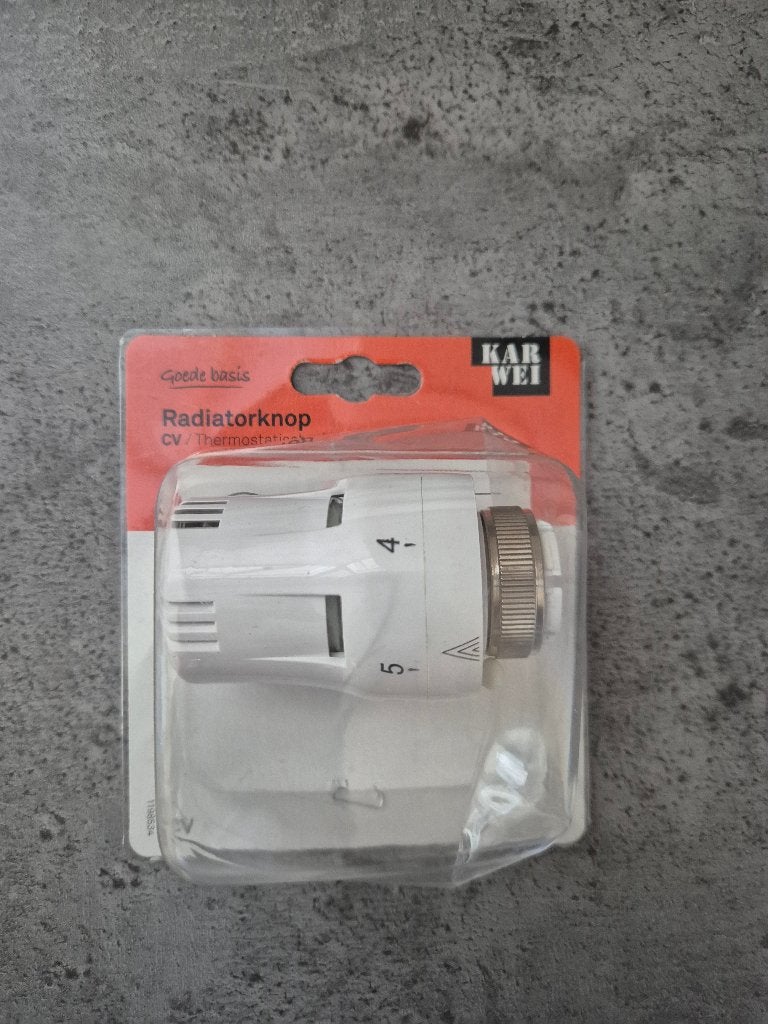 Sanivesk radiatorknop thermostatisch M30 wit, Overige typen, Nieuw, Minder dan 60 cm, Ophalen of Verzenden