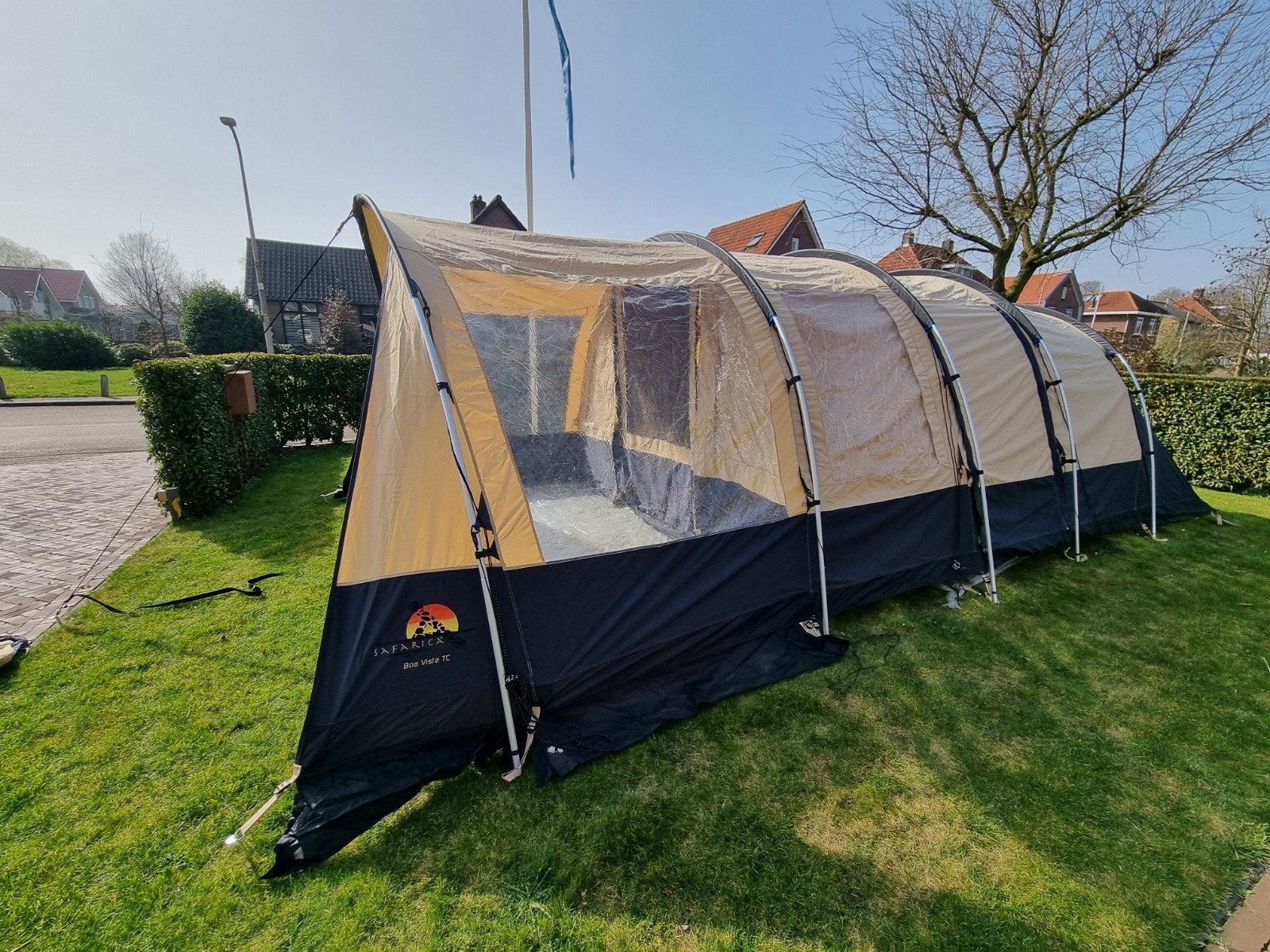 Tent Safarica 5 pers. TC, als nieuw, Ophalen, Zo goed als nieuw