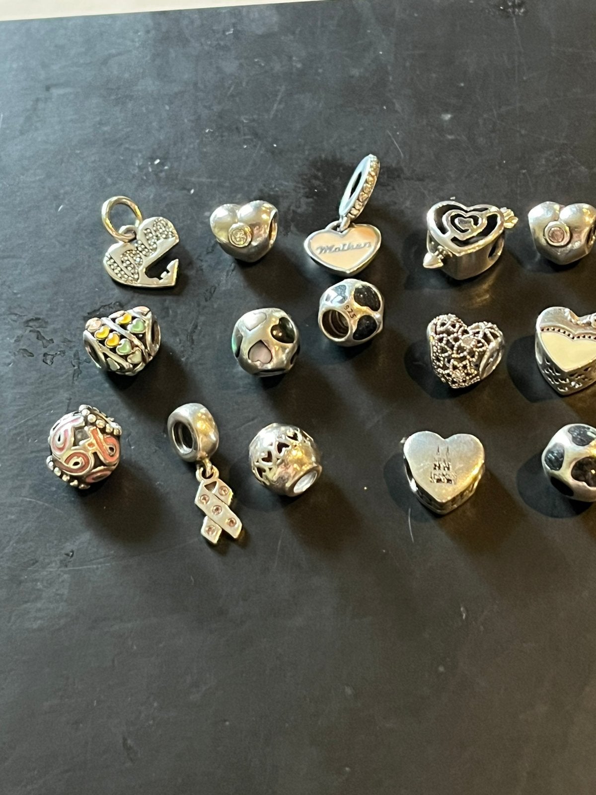 Pandora prachtige bedels., Pandora, Ophalen of Verzenden, Zo goed als nieuw, 4 bedels of meer