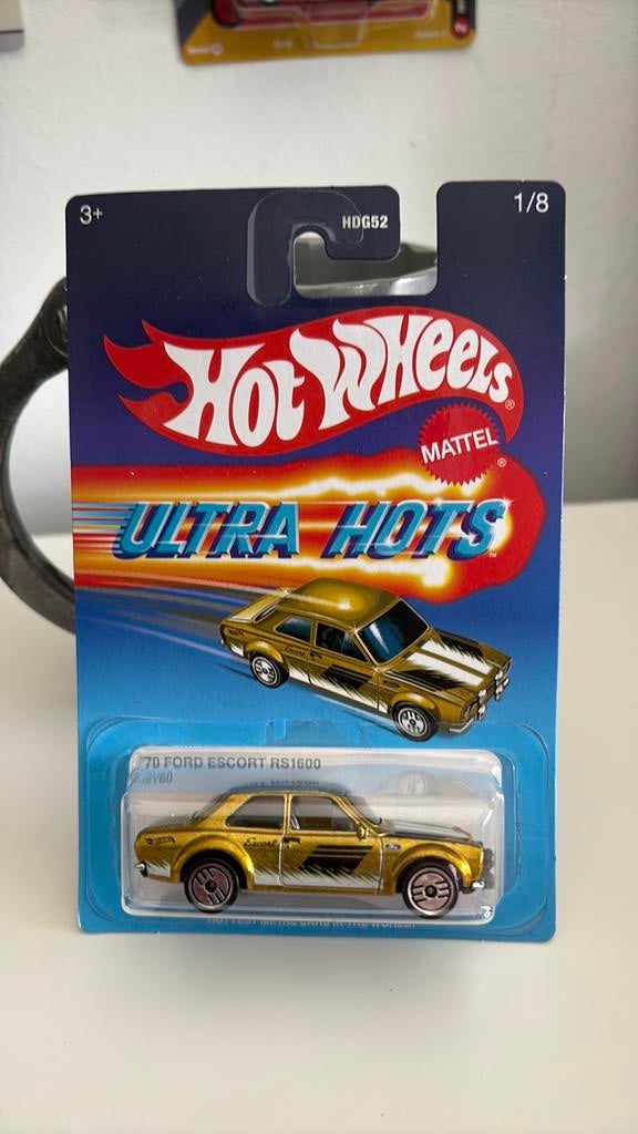 Hot Wheels ‘70 Ford Escort RS1600 1/64, Ophalen of Verzenden, Nieuw, Auto