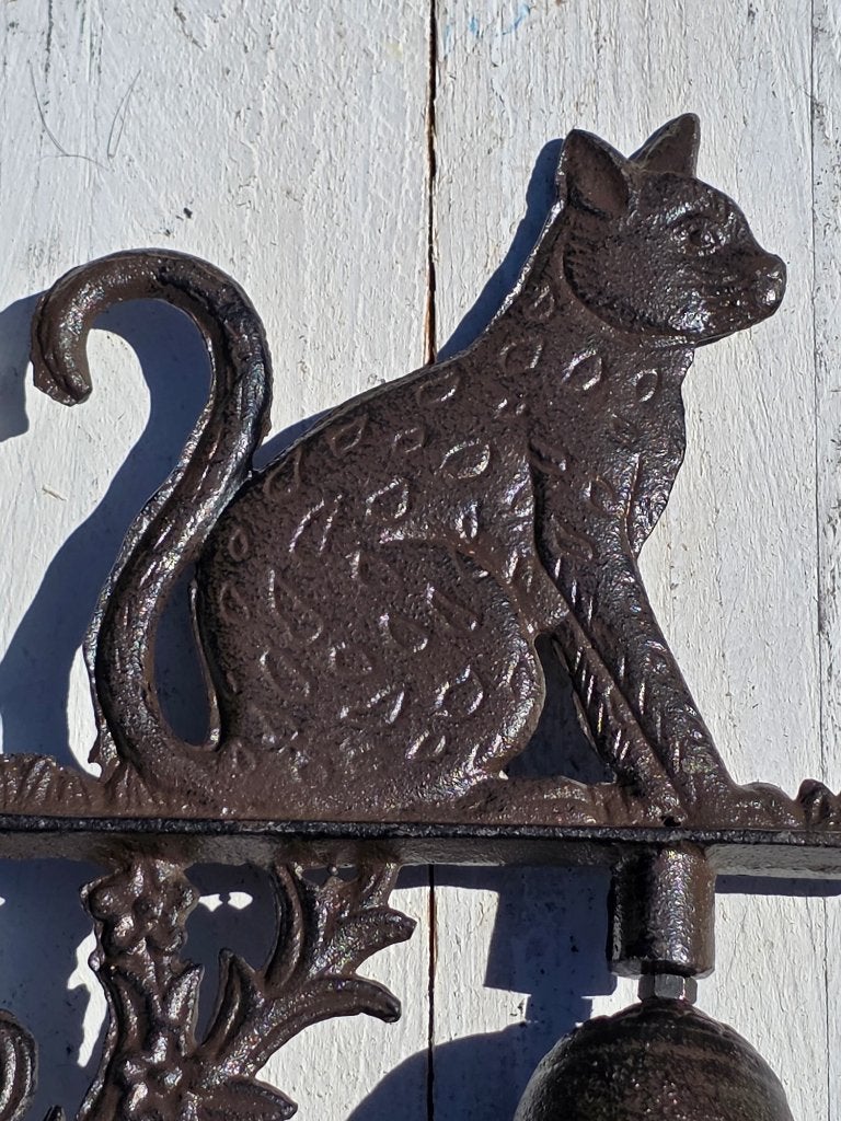 DEURBEL / POES / KAT / GIETIJZER, Nieuw, Info@huisentuindecoratiemarie.nl, Huis en tuin decoratie marie, Peize