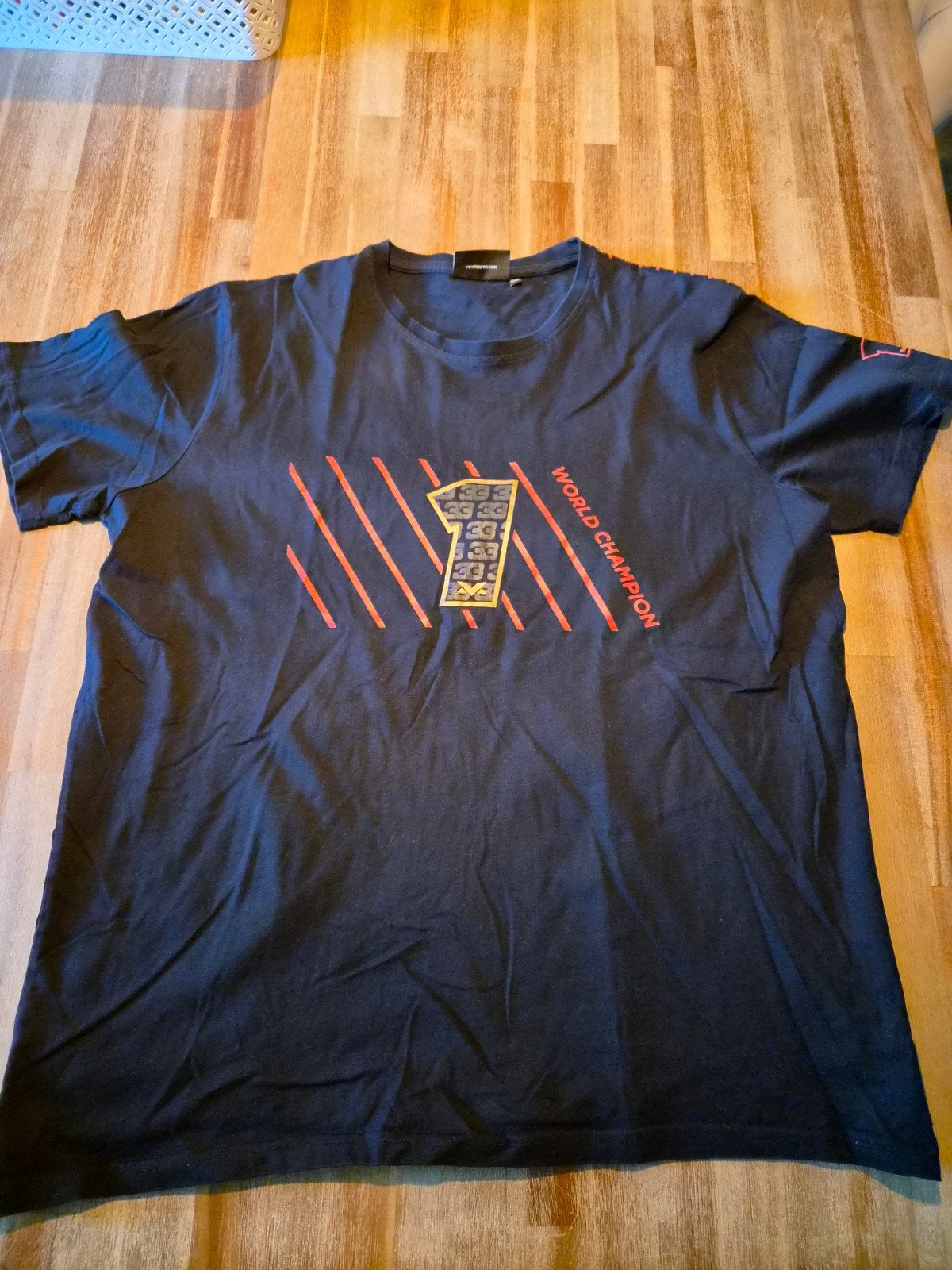 Max Verstappen Formule 1 T-shirt - Maat XL, Kleding | Heren, T-shirts, Ophalen, Zwart, Maat 56/58 (XL), Max Verstappen
