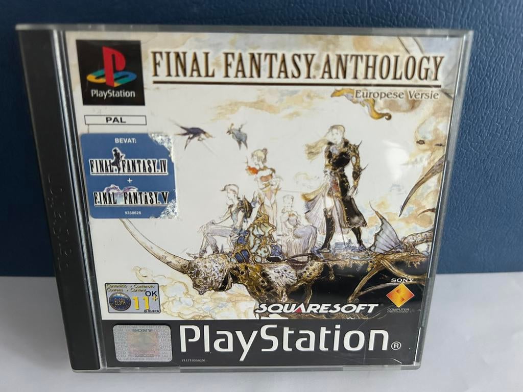 Final Fantasy Anthology/ Playstation 1 / PS1 / Mist Manual, 1 speler, Ophalen of Verzenden, Zo goed als nieuw, Role Playing Game (Rpg)