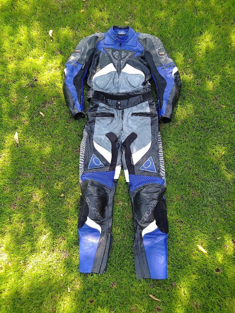 REV'IT Leren Motorpak – Maat 50, Motoren, Ophalen, Tweedehands, Combipak, REV'IT!