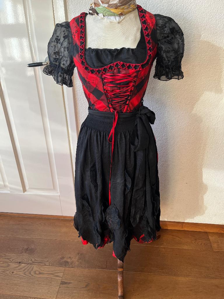 Leuke aparte Dirndl met schort en blousje Distler maat 34, Kleding | Dames, Carnavalskleding en Feestkleding, Ophalen of Verzenden