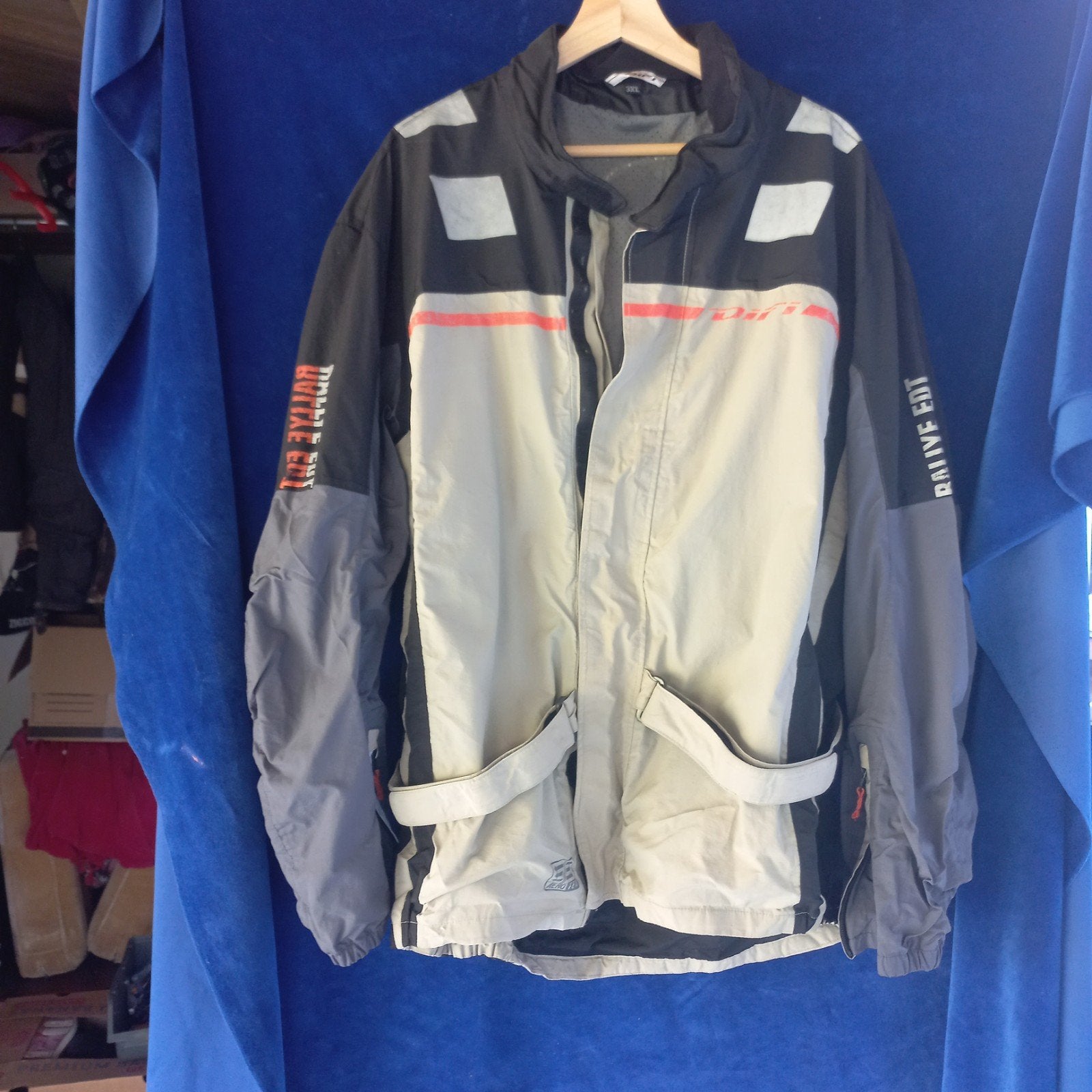 Difi Rallye EDT Motor Regenjas - Waterdicht & Ademend, Motoren, Kleding | Motorkleding, Jas | textiel, Heren, Difi, Ophalen of Verzenden