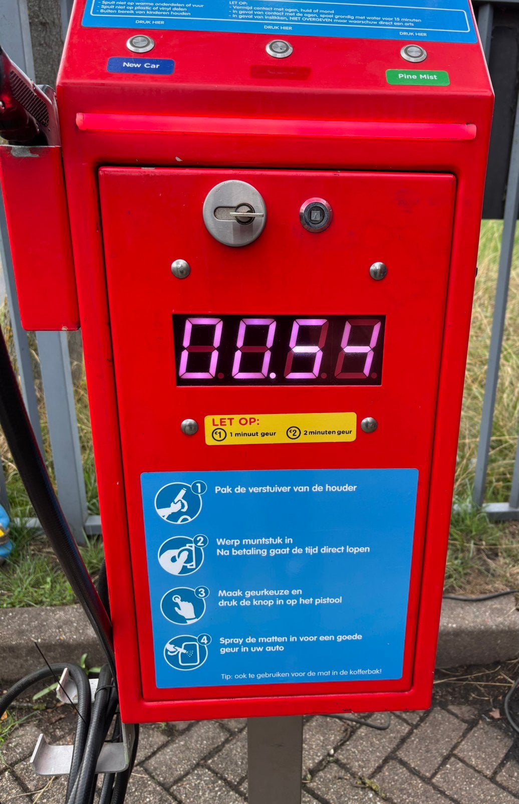 Carwash, wasstraat,wasboxen . Parfumautomaat te koop, Ophalen, Zo goed als nieuw