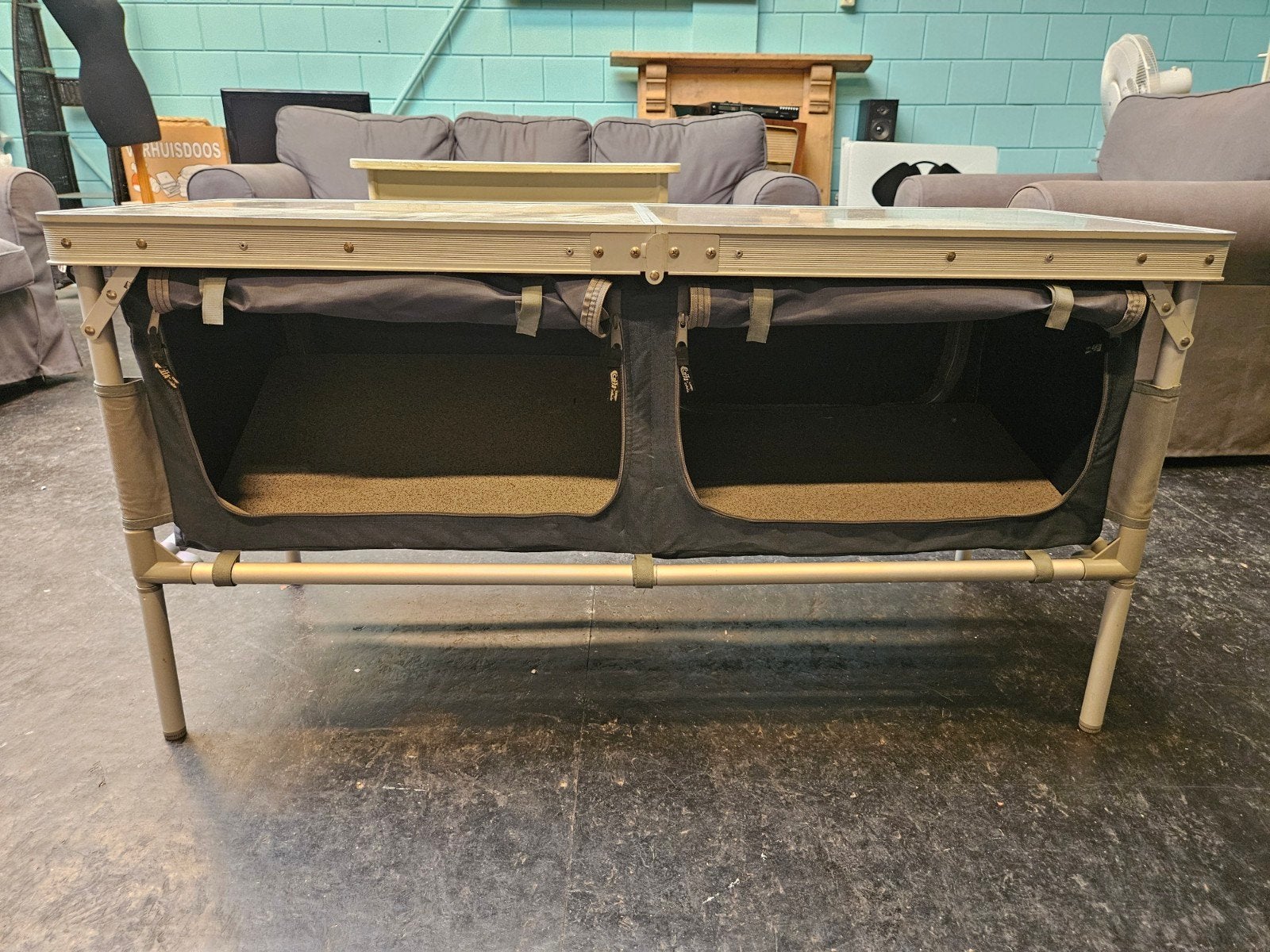 Defa Campingskast Laag Model - Ideaal voor Tent, Caravans en Kamperen, Kampeeraccessoires, Ophalen