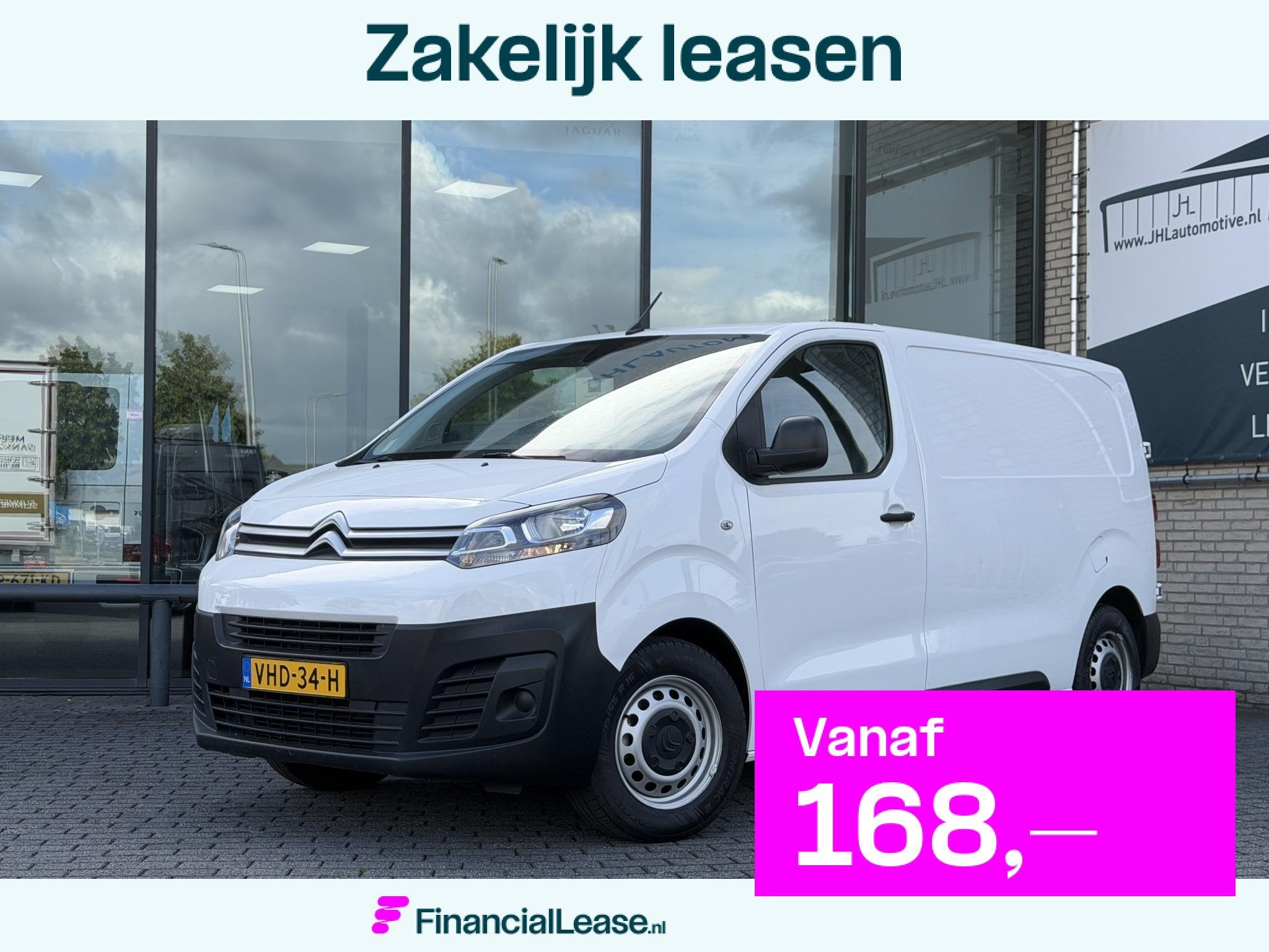Citroen Jumpy 1.5 BlueHDI 100*AIRCO*CRUISE*3PERS.*BLUETOOTH, Voorwielaandrijving, Stof, 4 cilinders, Citroën