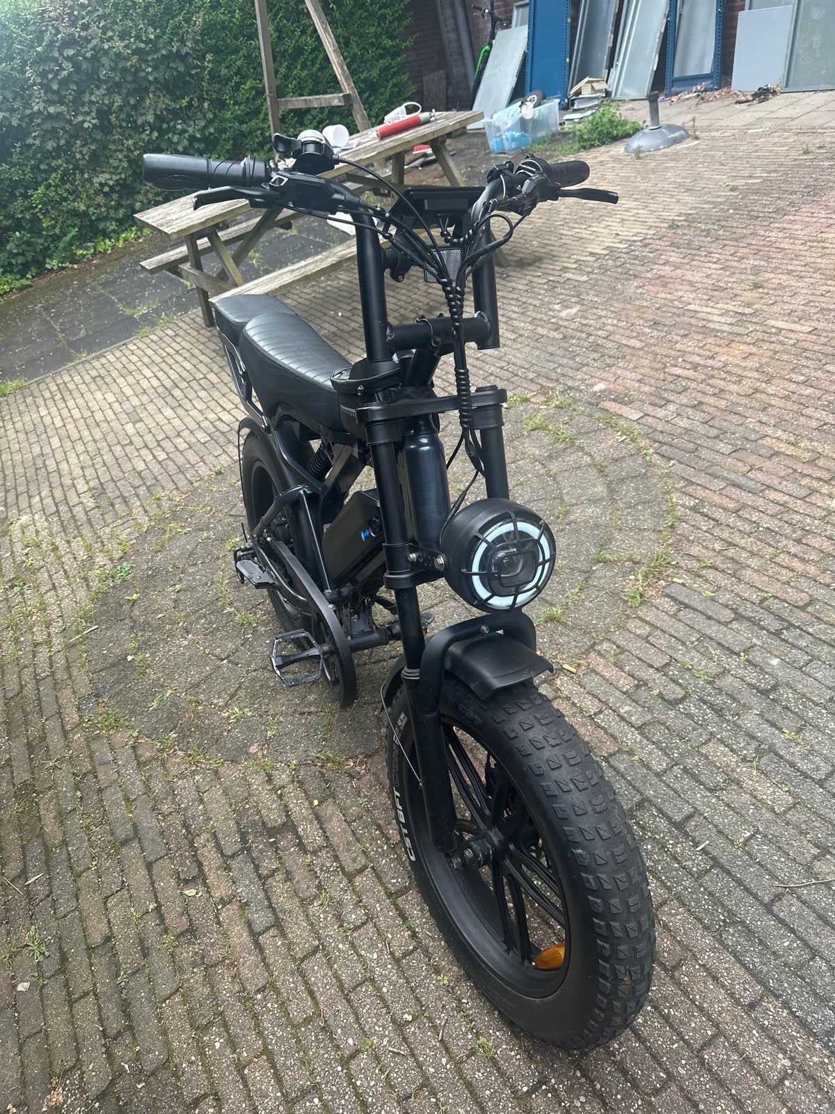 Stoere Fatbike E-bike - nardo grey, Zo goed als nieuw, Fietsen en Brommers, Elektrische fietsen, Zo goed als nieuw, 51 tot 55 cm