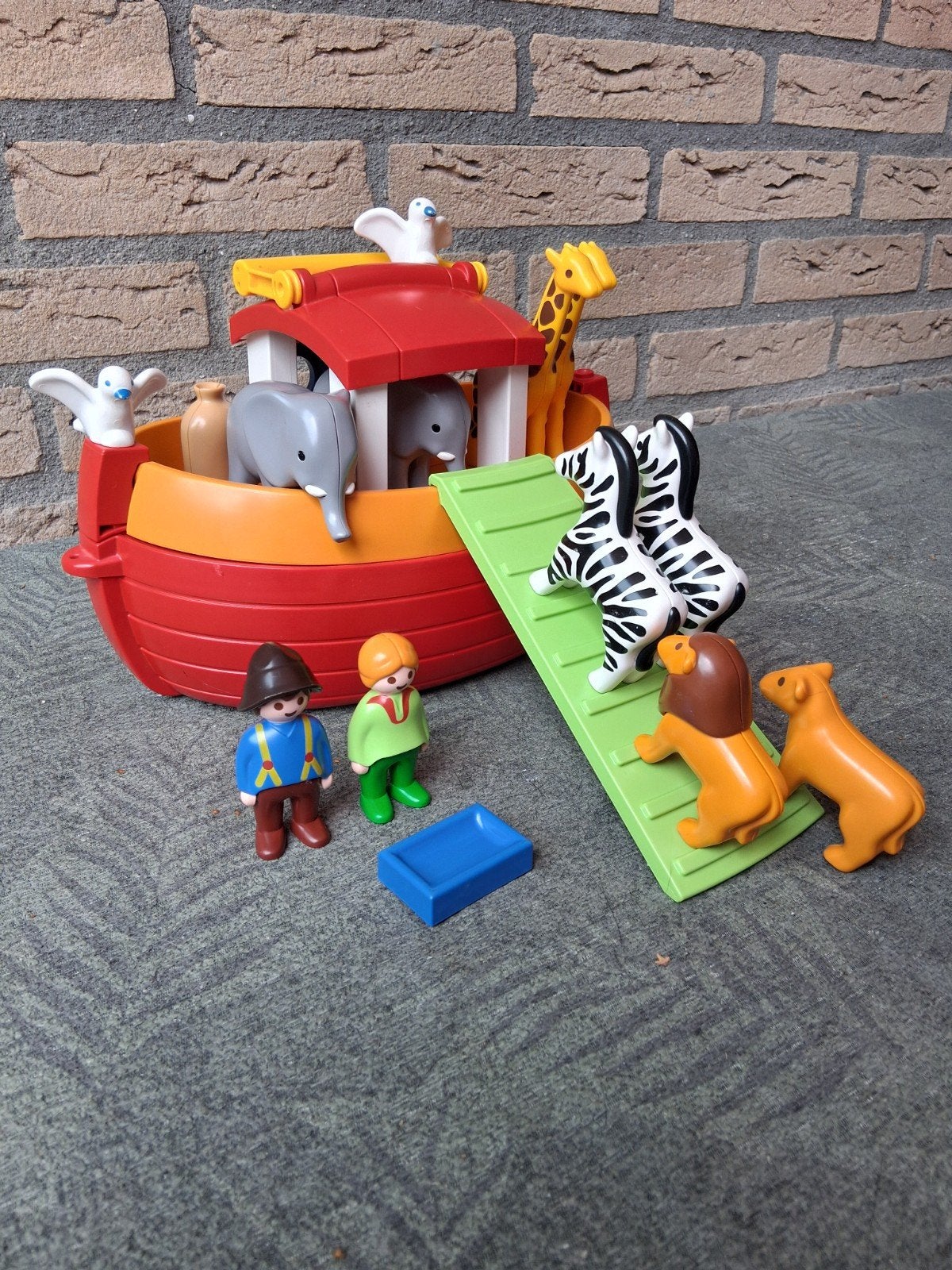 playmobil 123 ark van noach 6765, Kinderen en Baby's, Speelgoed | Playmobil, Complete set, 1.2.3, Ophalen of Verzenden, Zo goed als nieuw