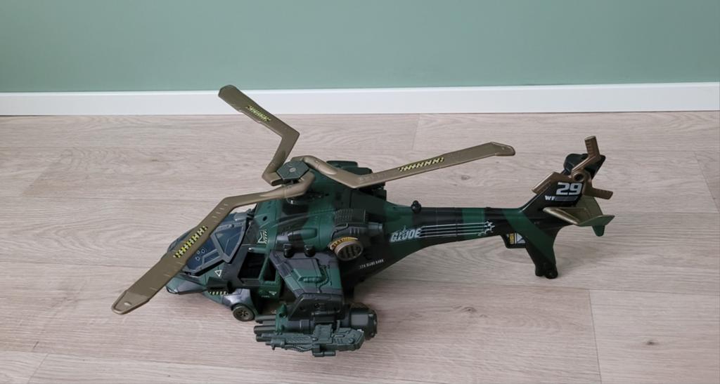 GI Joe Vs Cobra Night Attack helikopter, Kinderen en Baby's, Speelgoed | Speelgoedvoertuigen, Ophalen of Verzenden