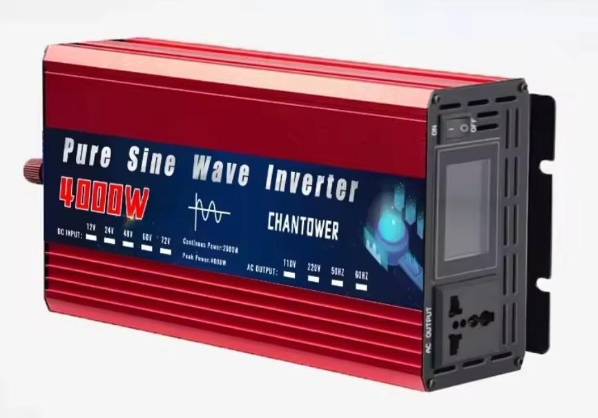 Zuivere Sinus Inverter/converter DC 24V naar AC 220V 4000W, Ophalen of Verzenden, Zo goed als nieuw, Overige typen
