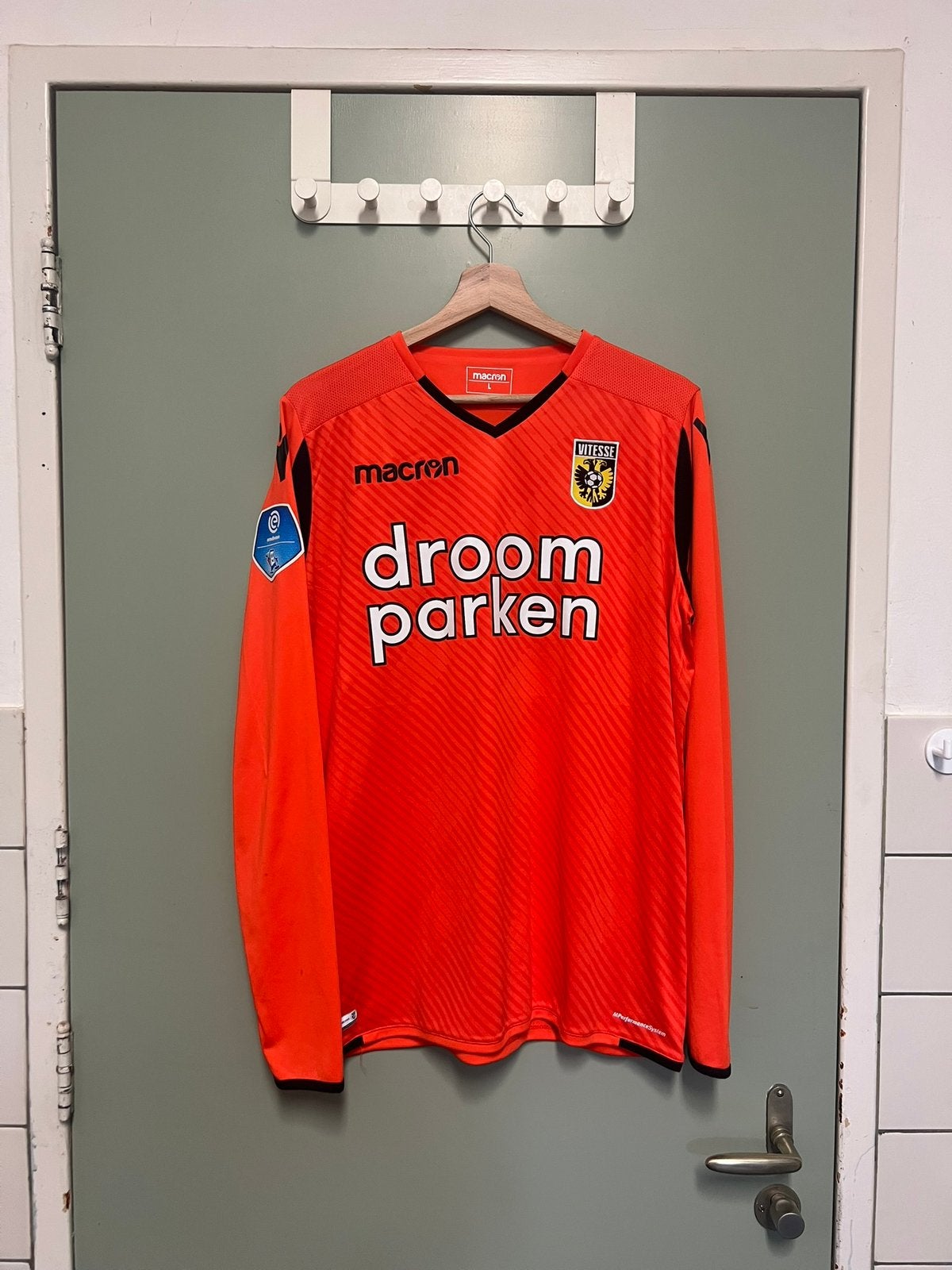 Matchwornshirt Vitesse Eduardo, Verzamelen, Ophalen of Verzenden, Zo goed als nieuw, Vitesse, Shirt