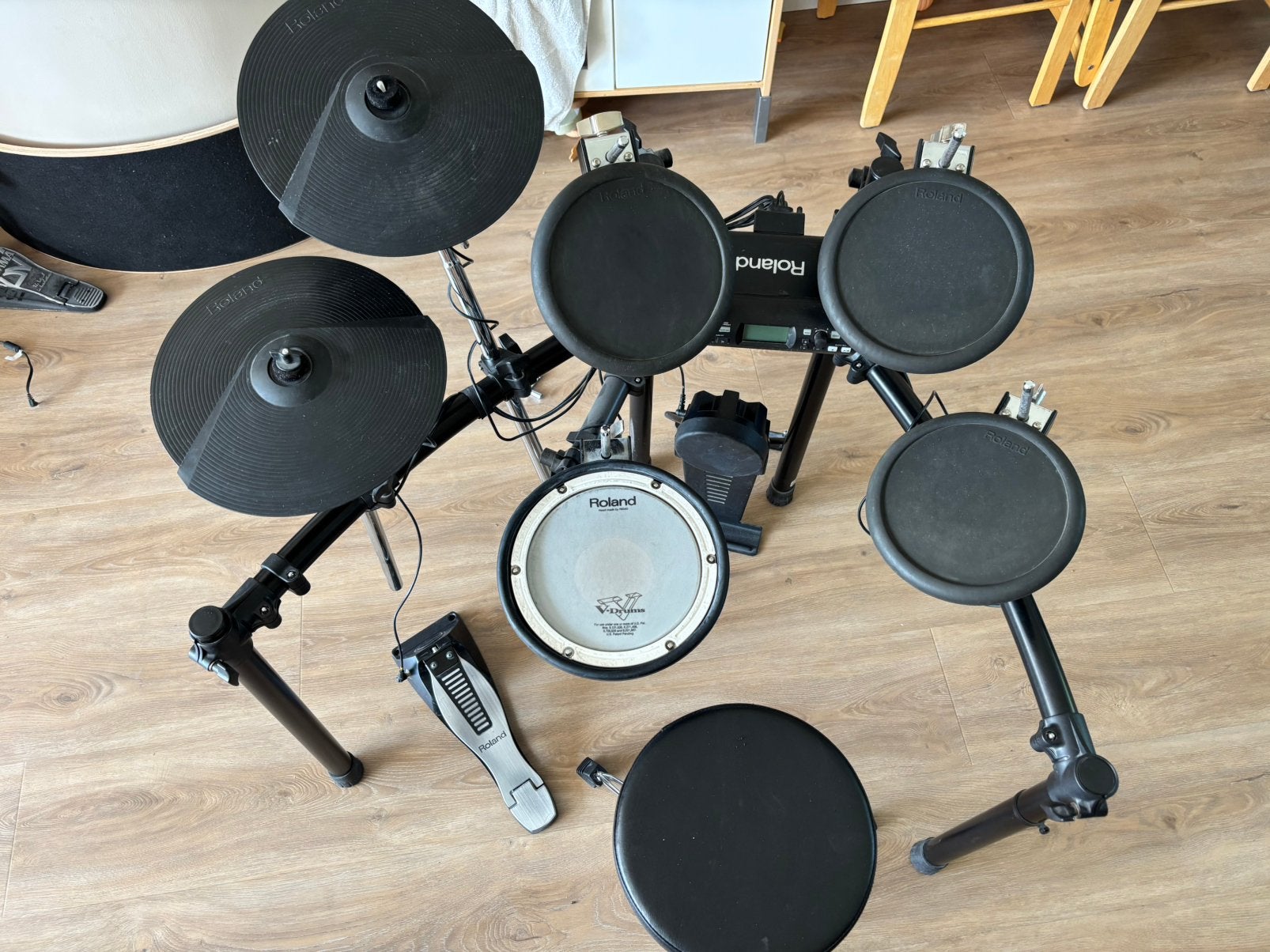 Roland TD-4 V-Drums elektrisch drumstel, Ophalen, Gebruikt, Roland, Elektronisch