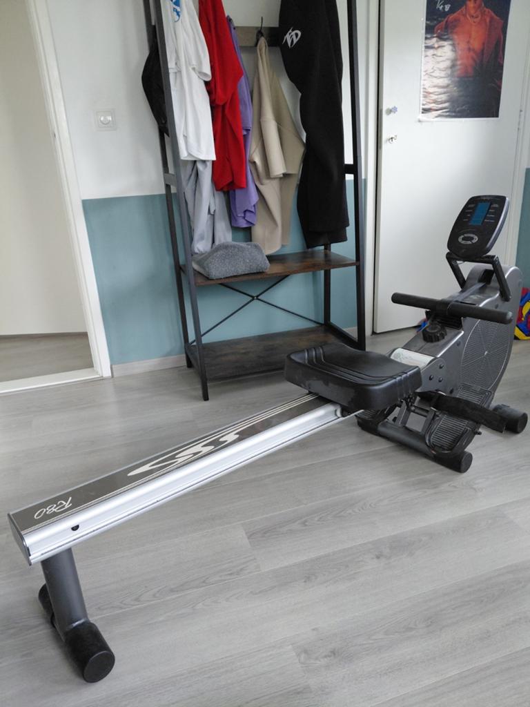 Infiniti R80 Roeitrainer met verstelbare weerstand, Sport en Fitness, Fitnessapparatuur, Ophalen, Metaal, Roeitrainer, Buik