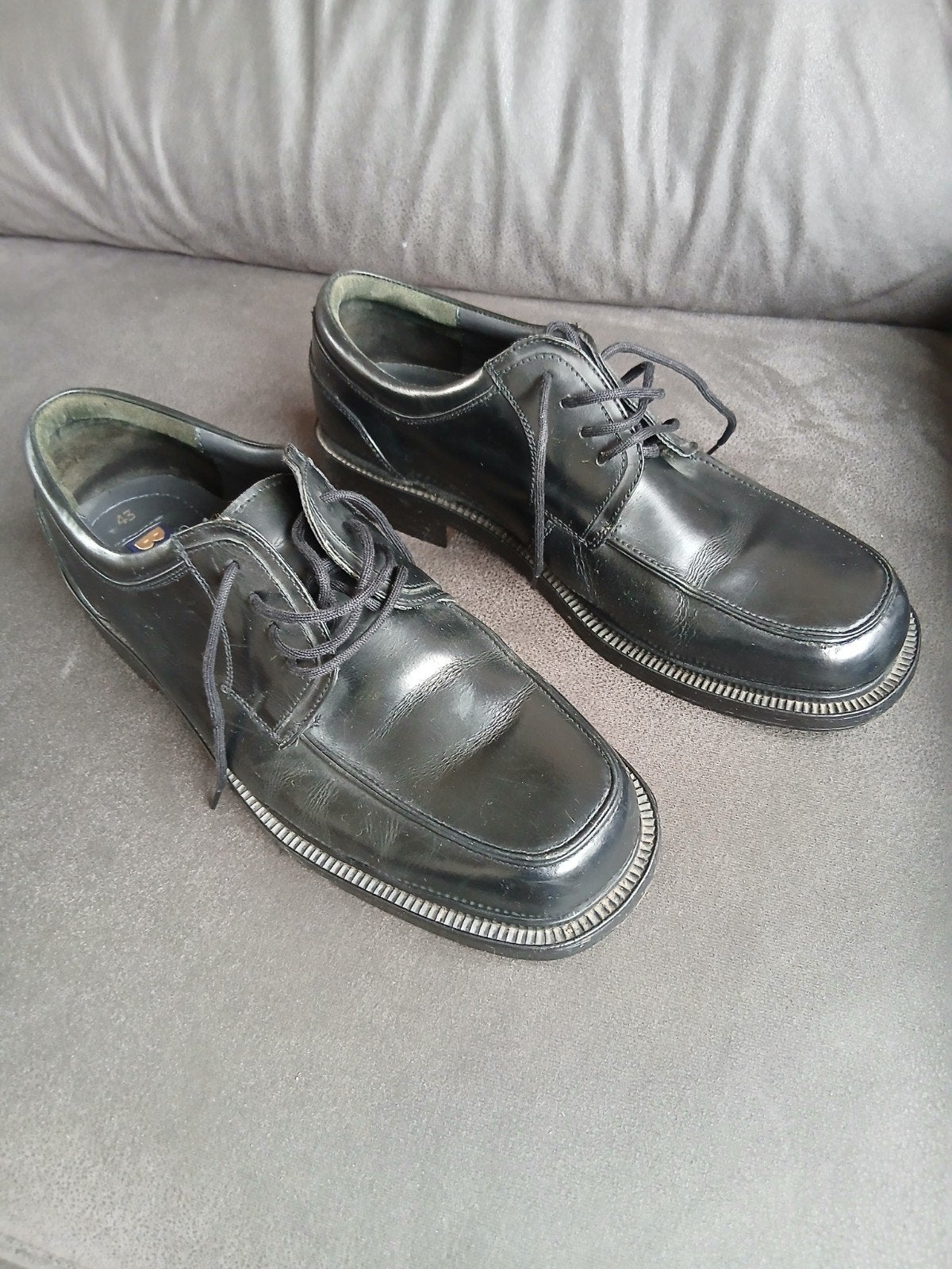 Herenschoen zwart, Kleding | Heren, Ophalen, Zwart, Gedragen, Veterschoenen