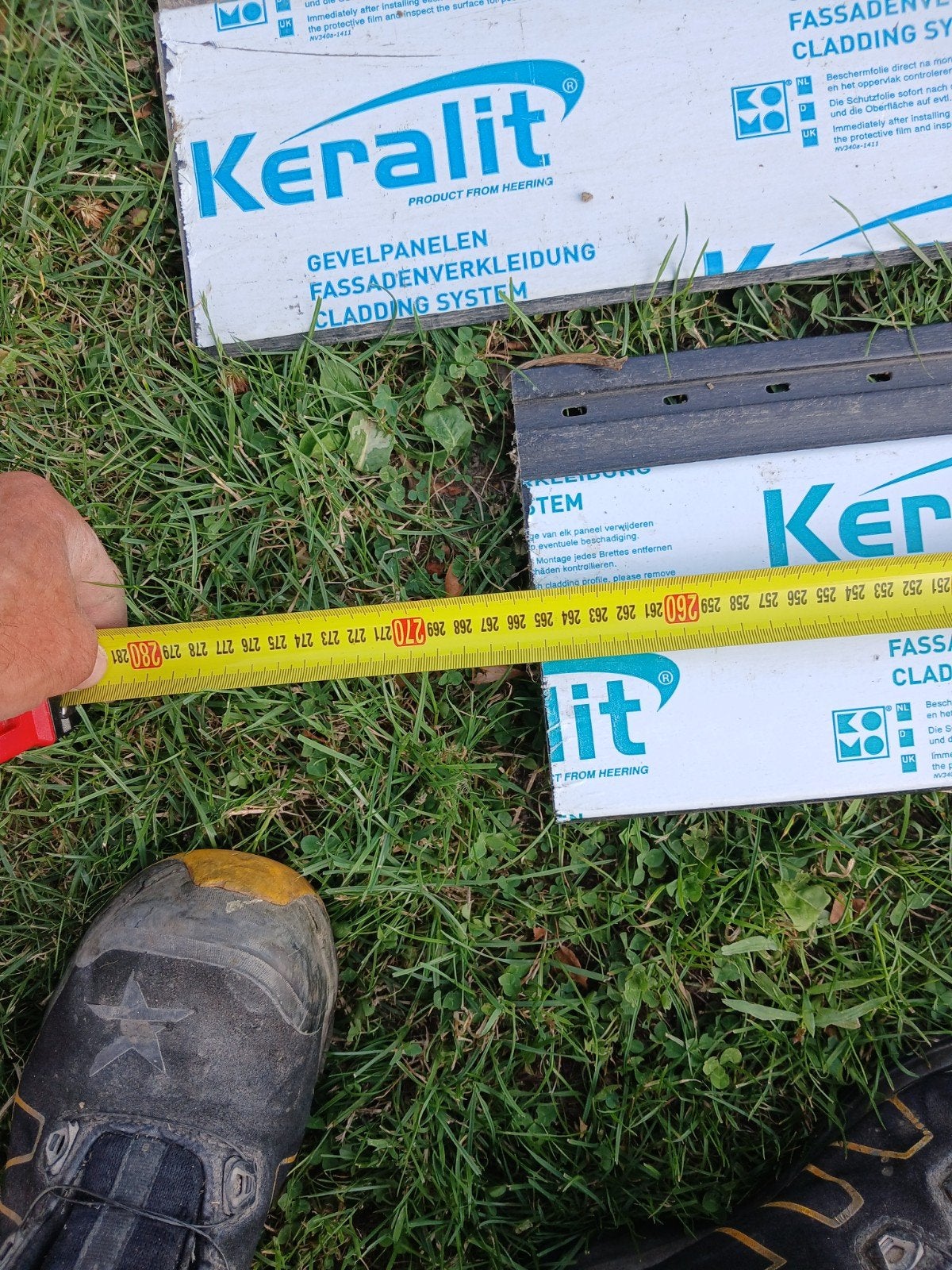 reststukken keralit gevel bekleding, Ophalen, Nieuw