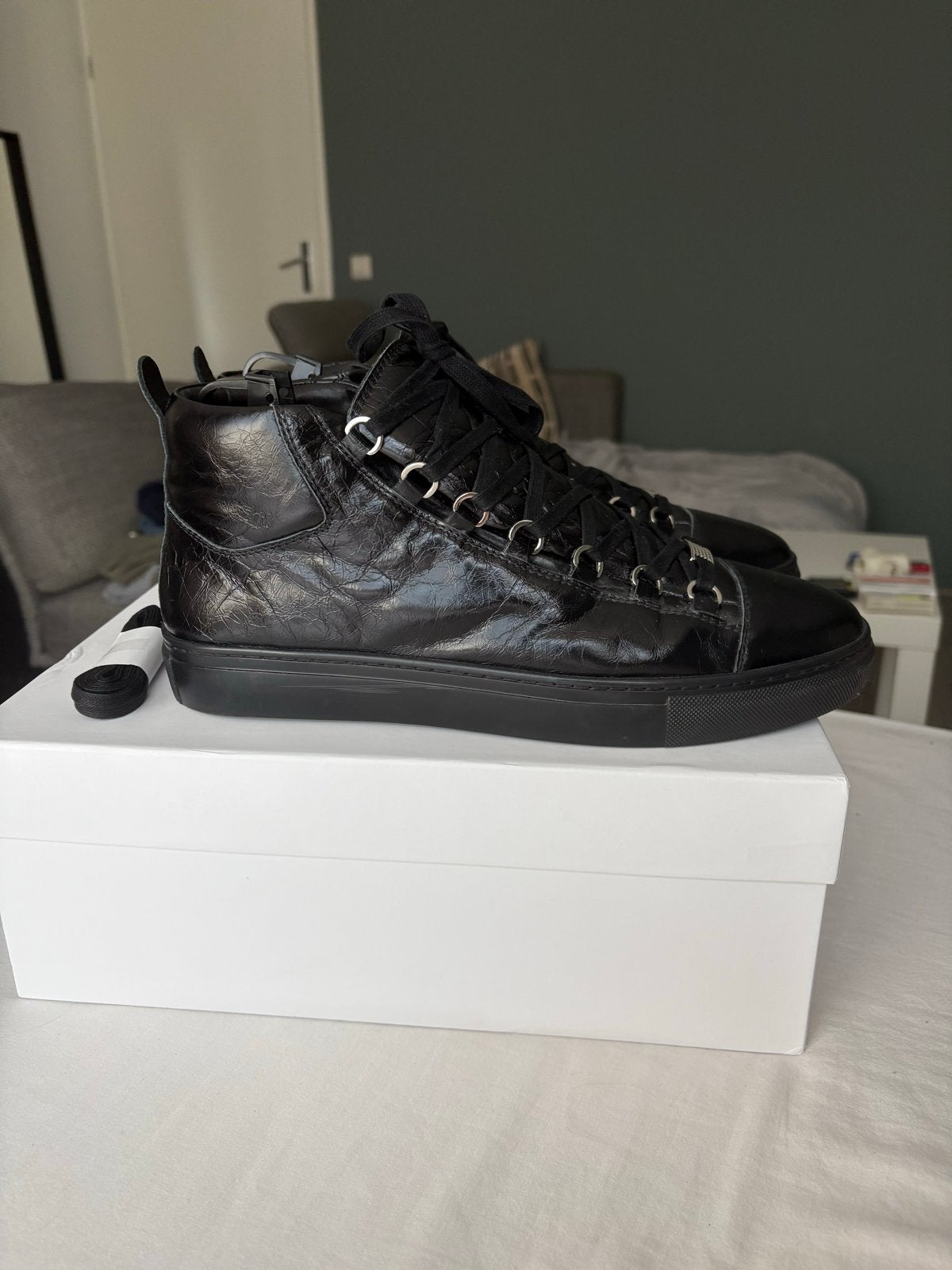 Originele Balenciaga Arena Sneakers Maat 43 Zwart, Kleding | Heren, Schoenen, Ophalen of Verzenden, Zo goed als nieuw, Zwart, Sneakers of Gympen